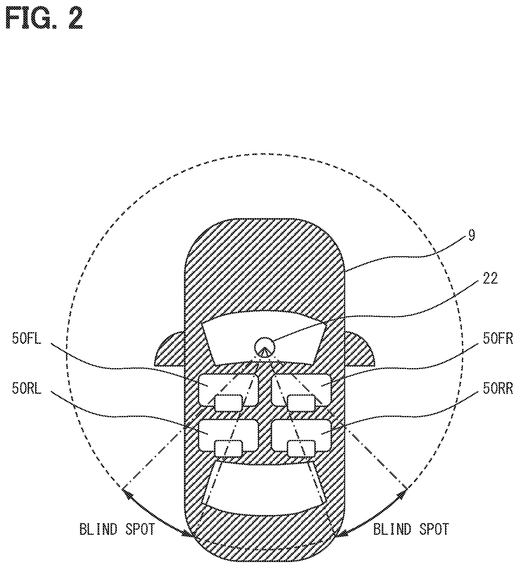 Patent US11772605 Figure 2 – Security device for vehicle, security system for vehicle, security method for vehicle, and non-transitory computer-readable storage medium for vehicle