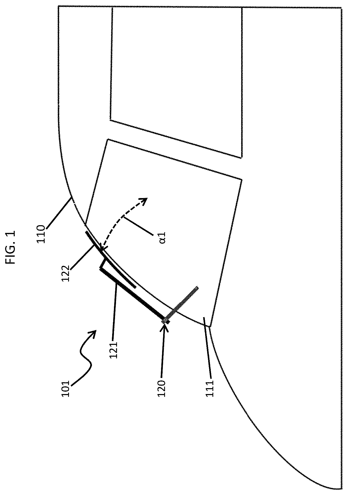 Patent US11772608 Figure 1 – Dynamic sweep angle measurement for fault monitoring of windshield wiper systems