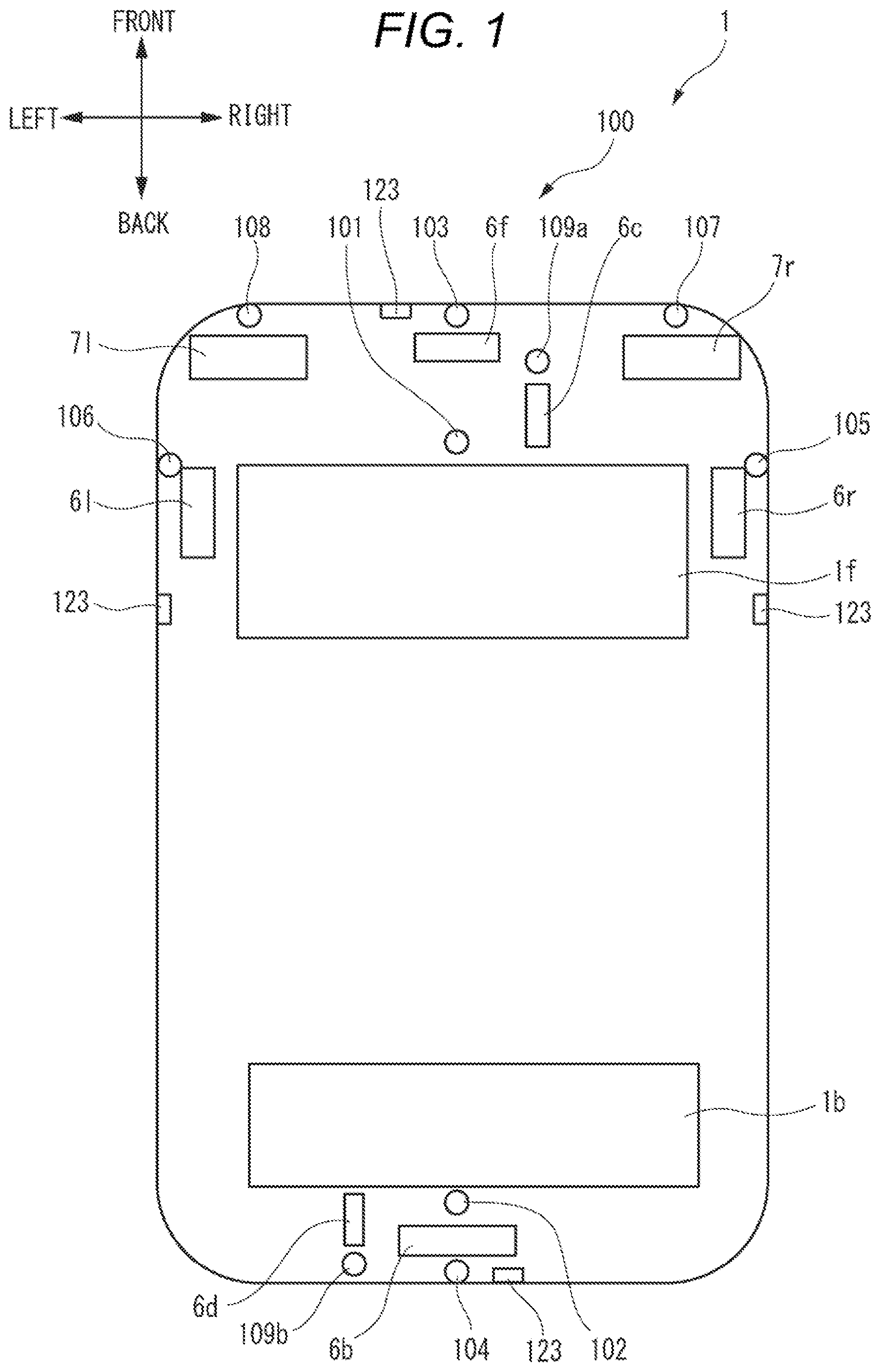 Patent US11772612 Figure 1 – Vehicle cleaner system and vehicle system