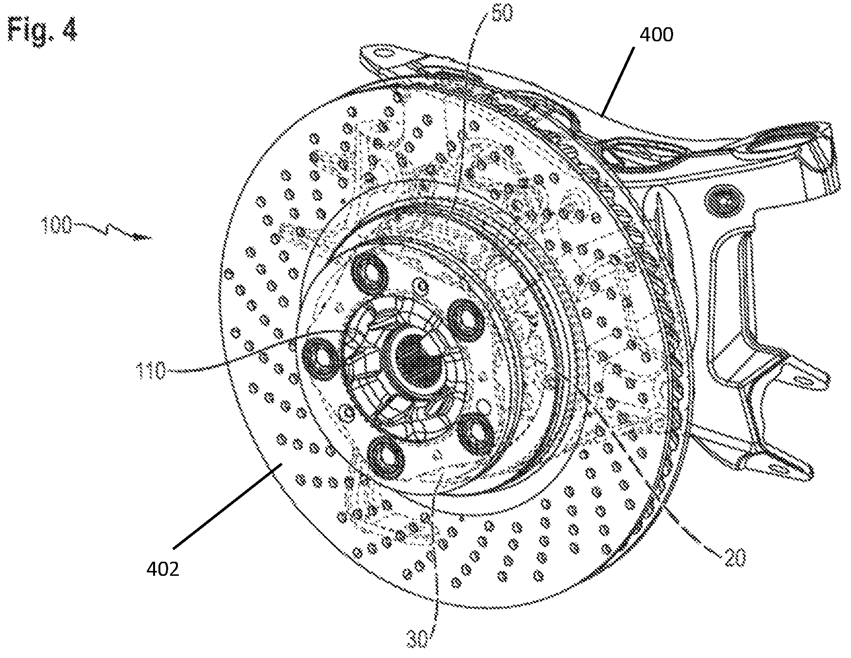 Patent US11772613 Figure 4 – Securing device for securing a standstill of a vehicle