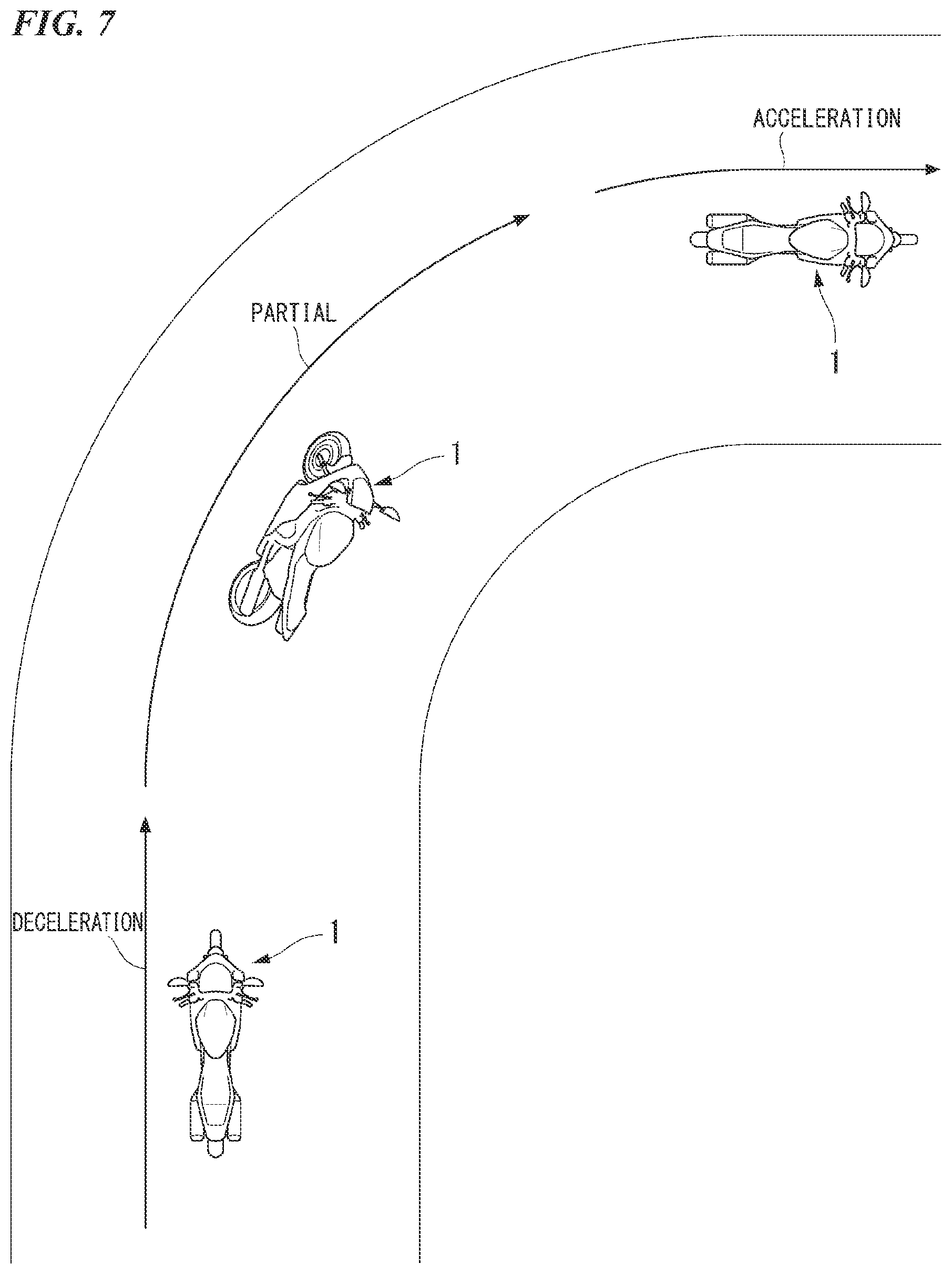 Patent US11772614 Figure 7 – Drive assistance device for saddle type vehicle