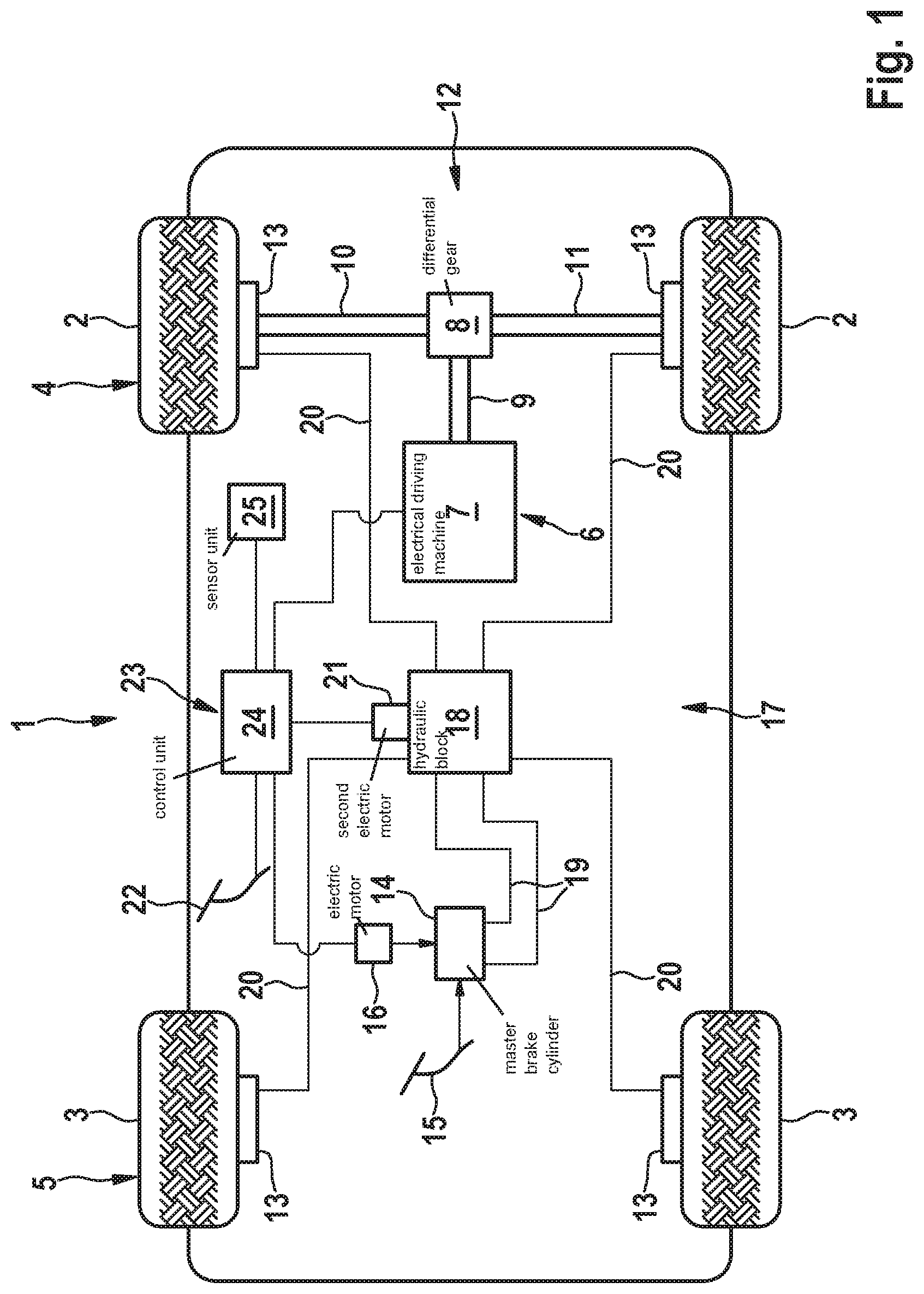 Patent US11772617 Figure 1 – Method for operating a motor vehicle, device, and motor vehicle
