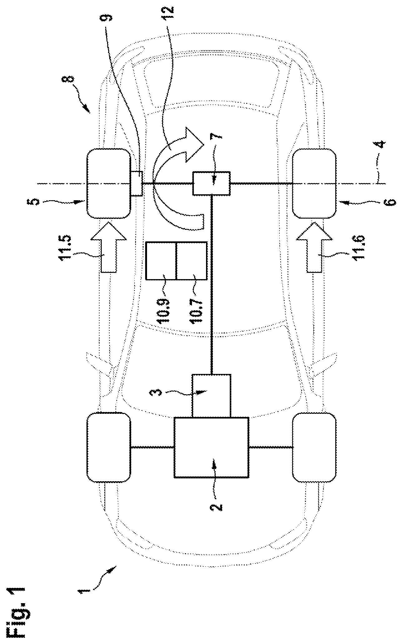 Patent US11772618 Figure 1 – Method and device for operating a parking brake system
