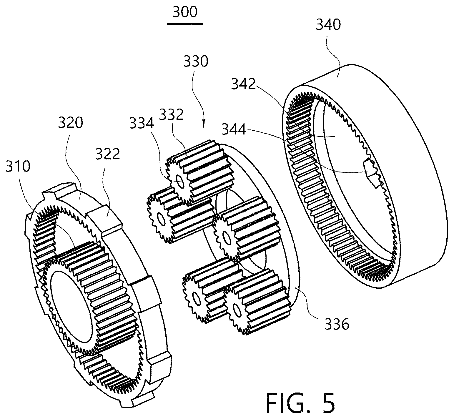 Patent US11772625 Figure 5 – Electro-mechanical brake and vehicle having the same