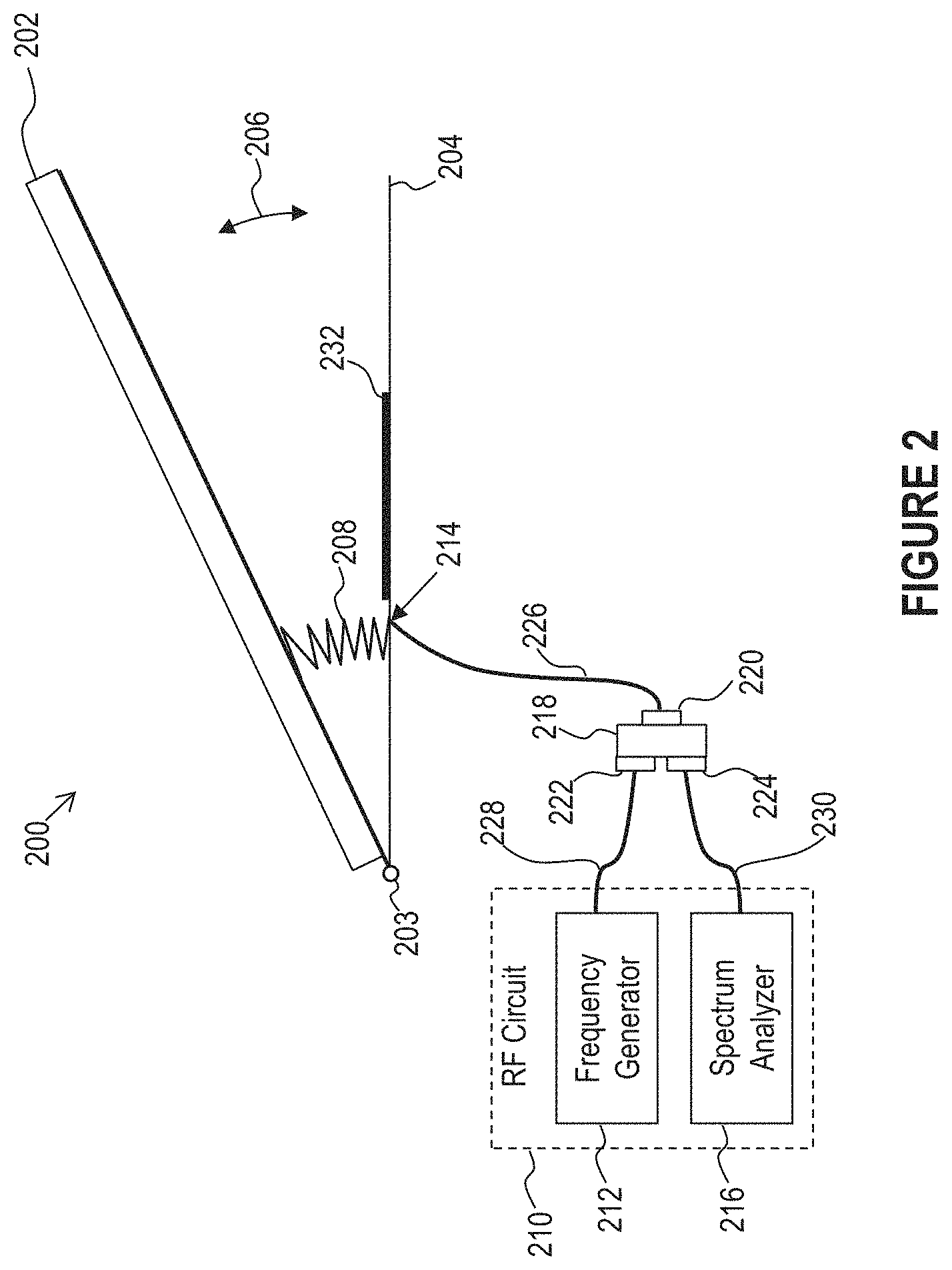 Patent US11772629 Figure 2 – System for sensing a position of a first member relative to a second member based on a radio frequency characteristic of a bias member