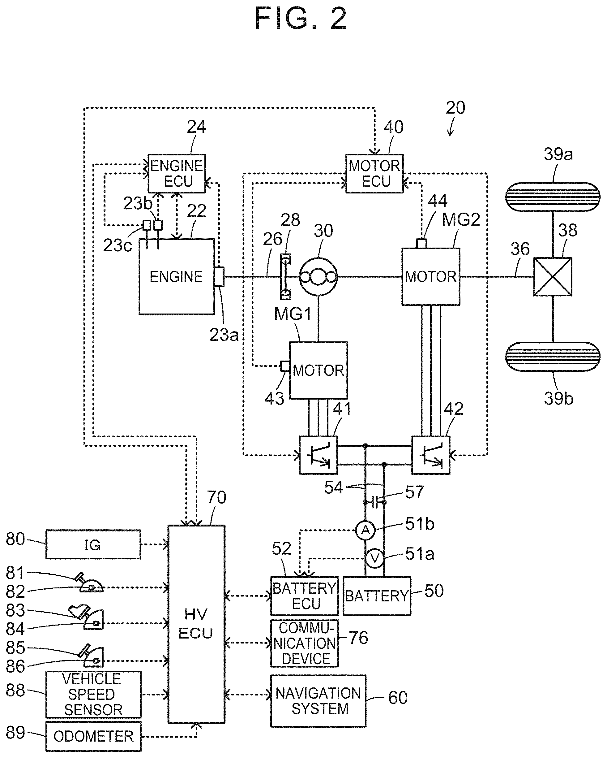 Patent US11772632 Figure 2 – Deterioration evaluation apparatus and deterioration evaluation method for secondary battery