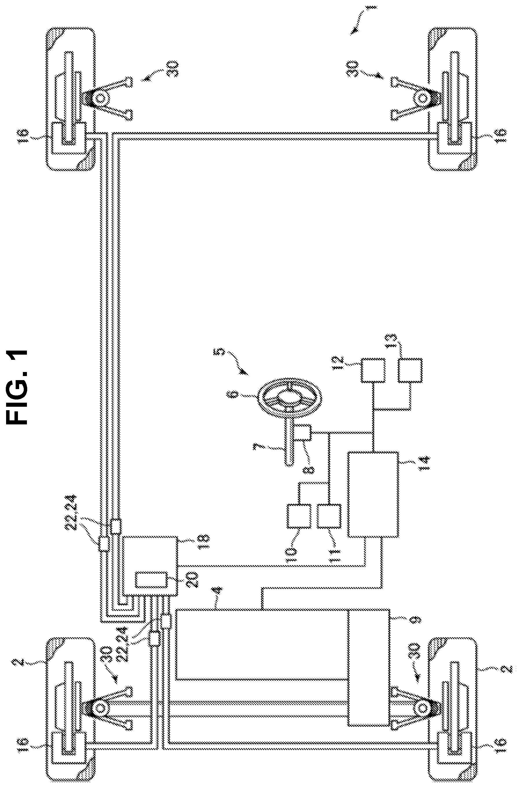Patent US11772633 Figure 1 – Vehicle control method, vehicle system, and vehicle control apparatus