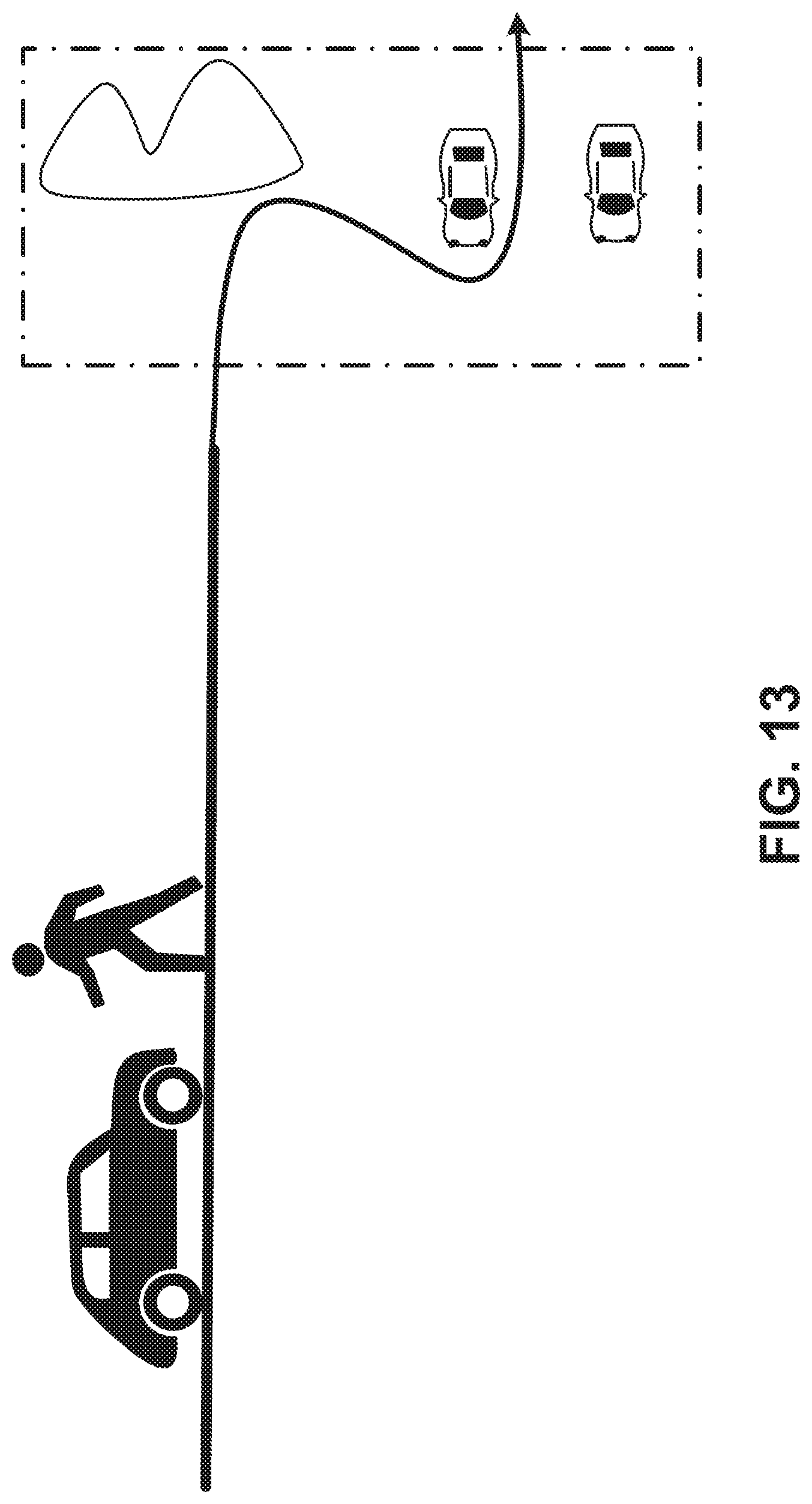 Patent US11772638 Figure 13 – Systems and methods for planning and updating a vehicle's trajectory