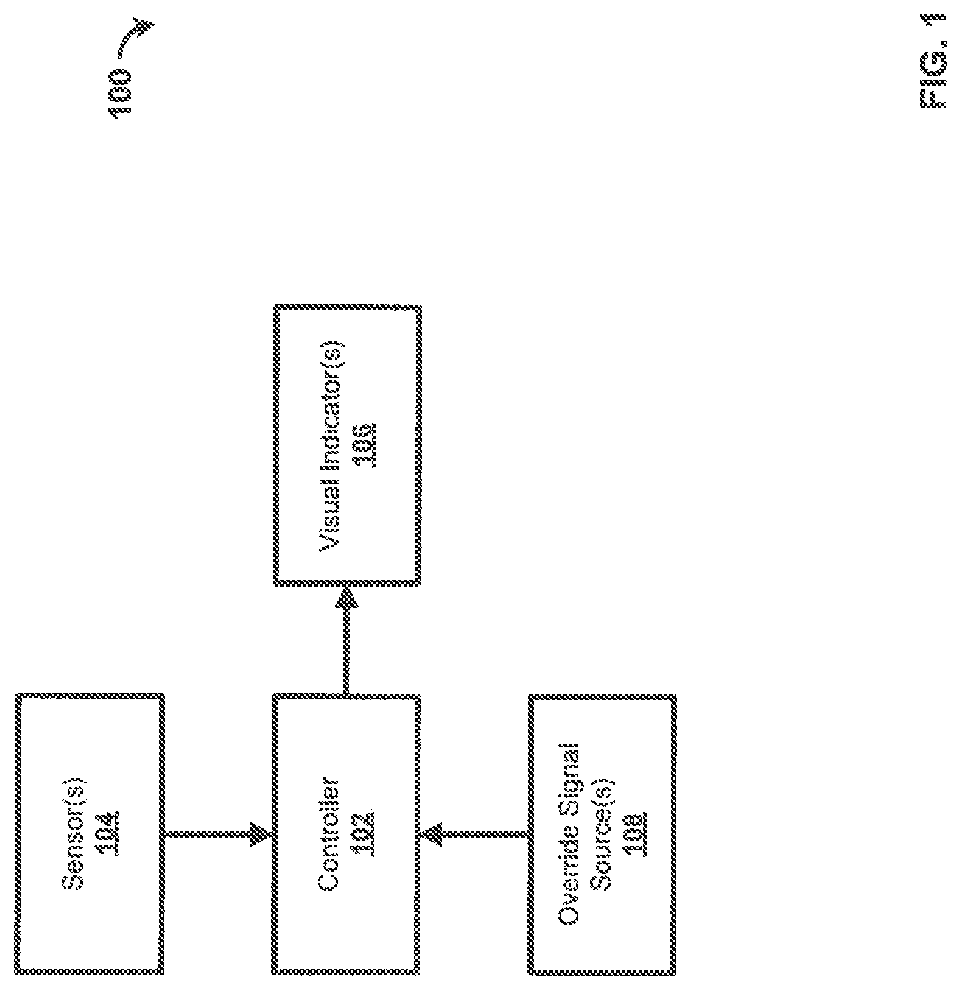 Patent US11772642 Figure 1 – Method and apparatus for signaling turn safety