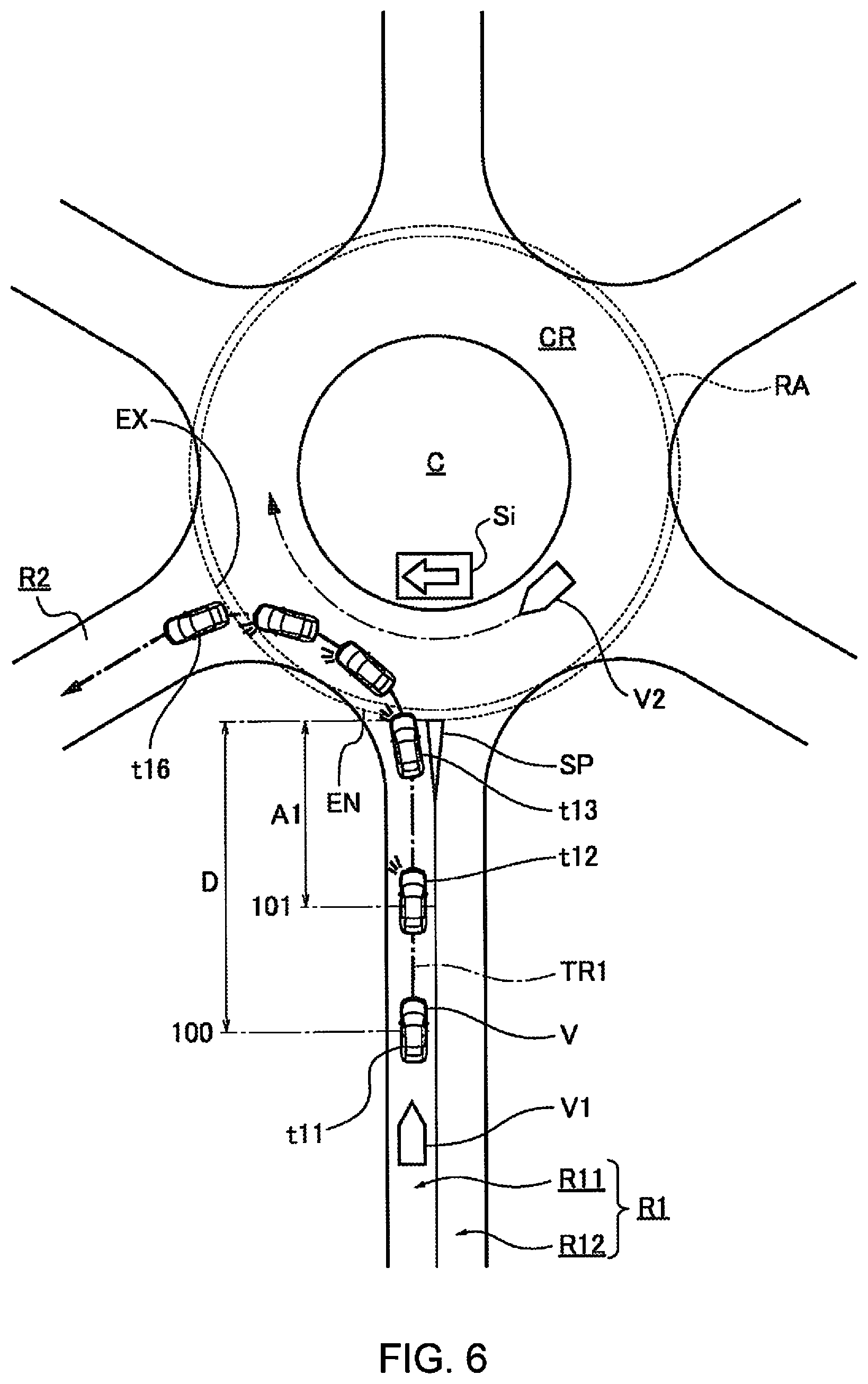 Patent US11772646 Figure 6 – Driving assist method and driving assist device