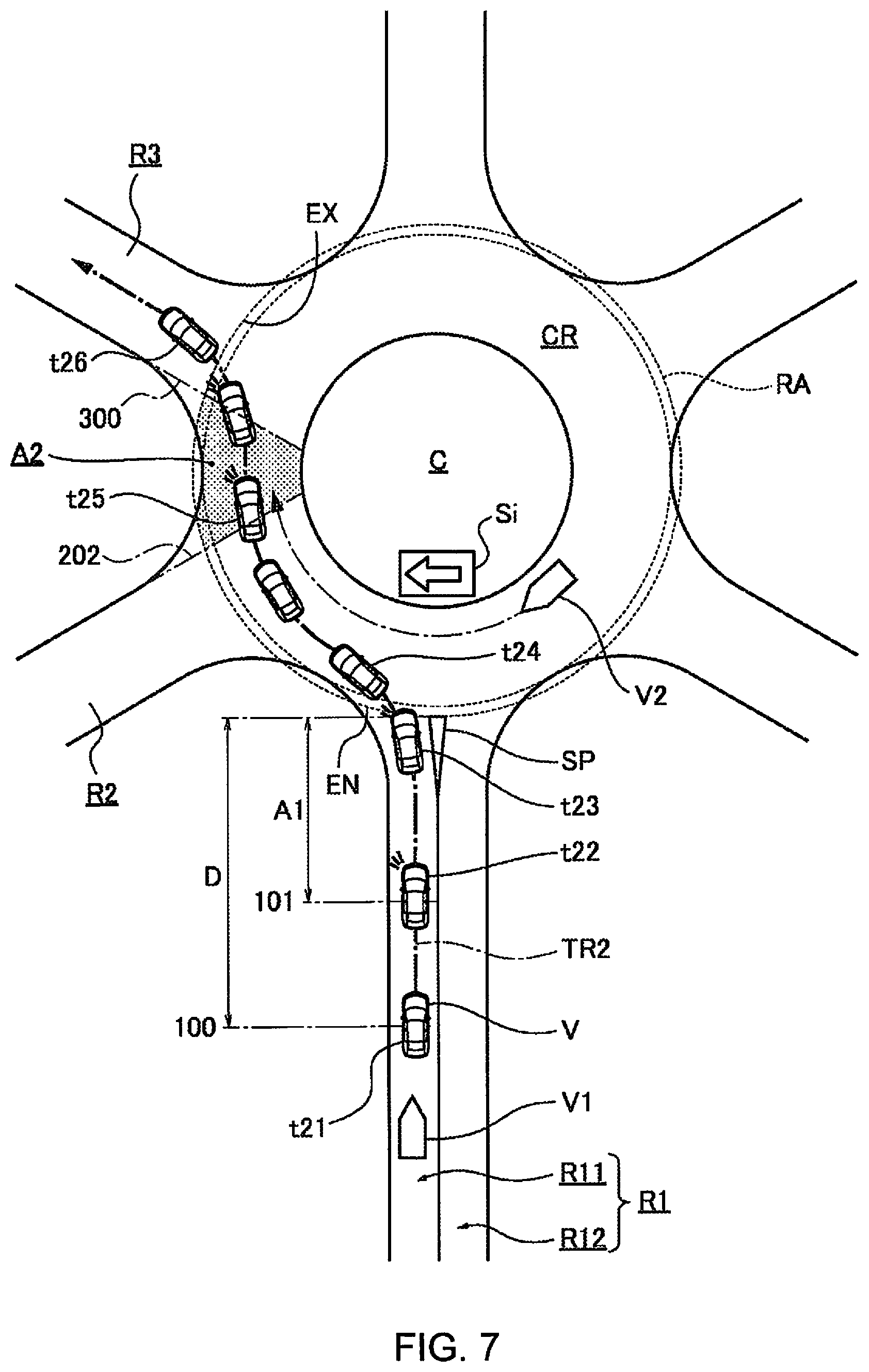 Patent US11772646 Figure 7 – Driving assist method and driving assist device