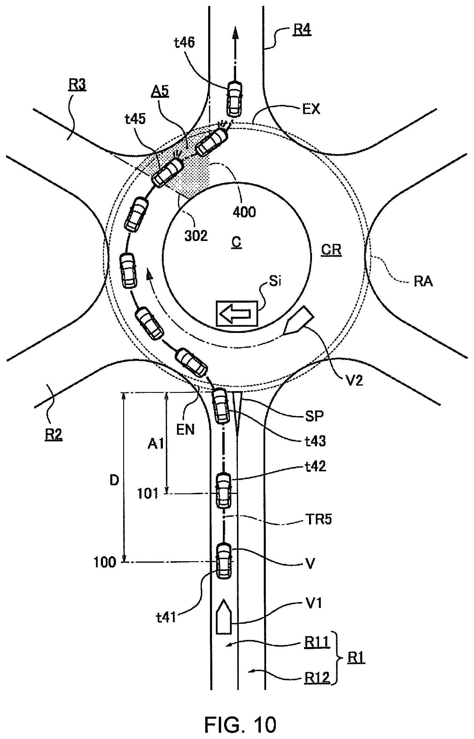 Patent US11772646 Figure 10 – Driving assist method and driving assist device