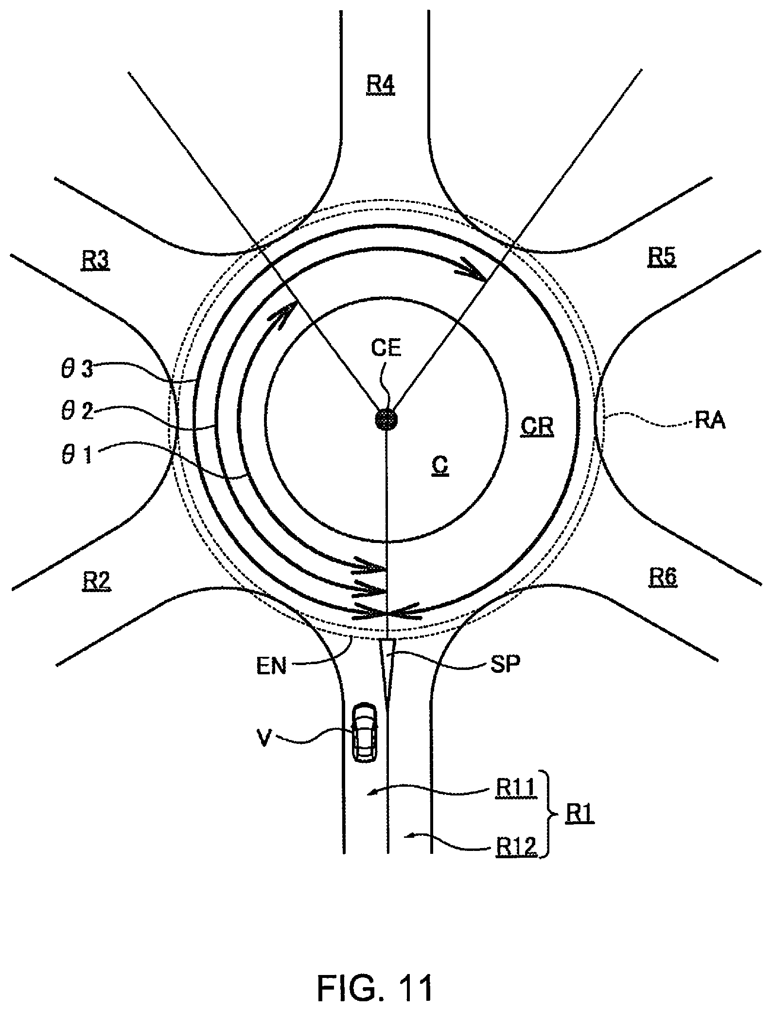 Patent US11772646 Figure 11 – Driving assist method and driving assist device