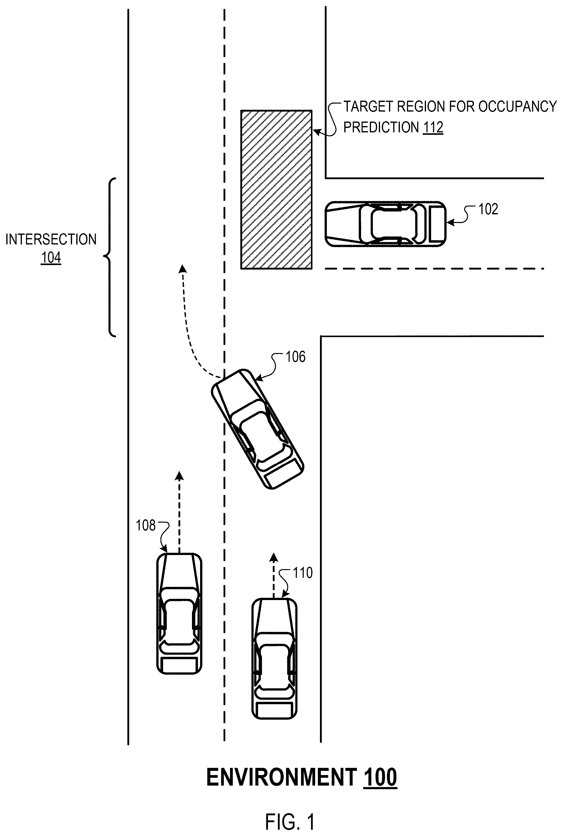 Patent US11772654 Figure 1 – Occupancy prediction neural networks