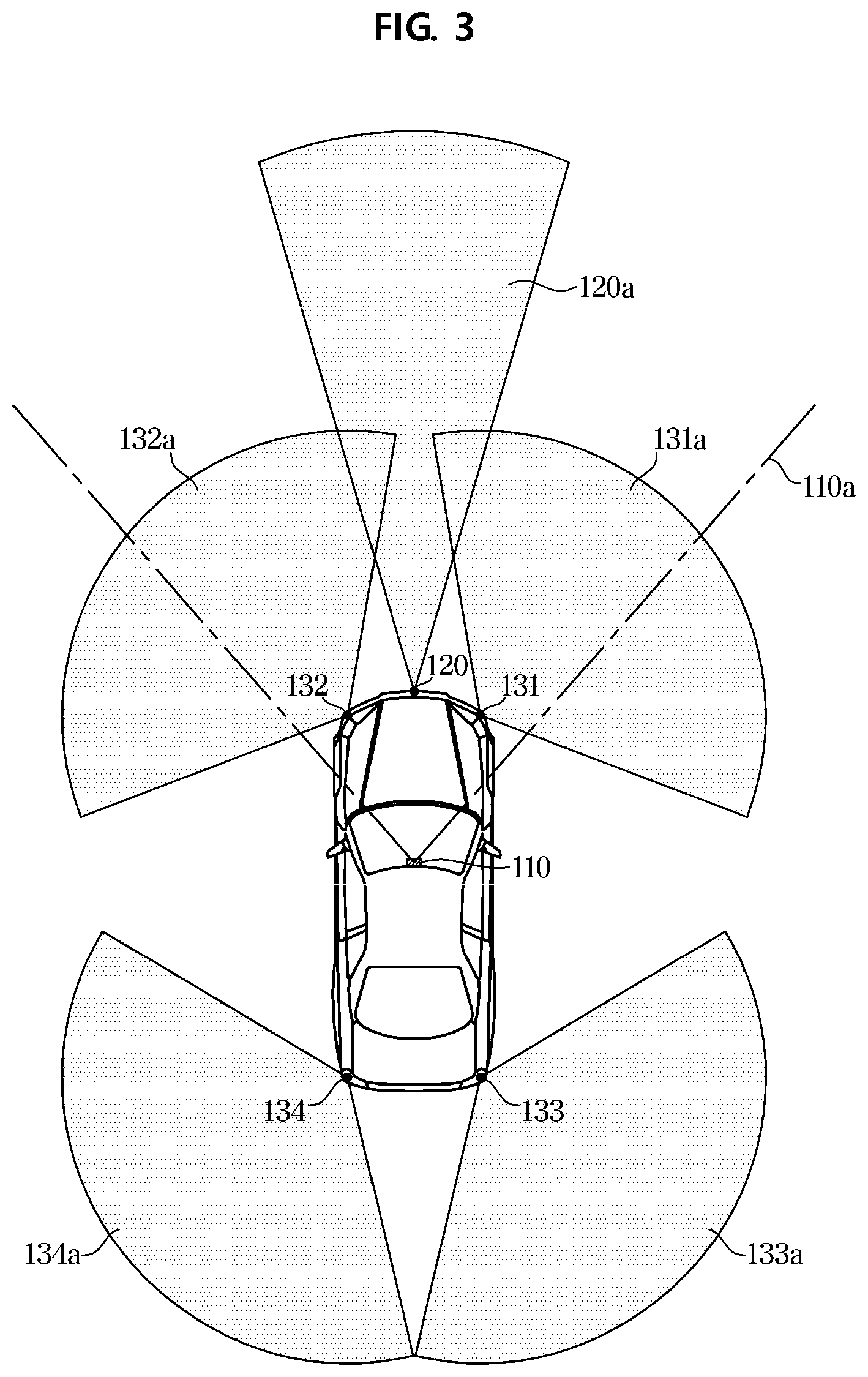 Patent US11772655 Figure 3 – Advanced driver assistance system, vehicle having the same, and method of controlling vehicle