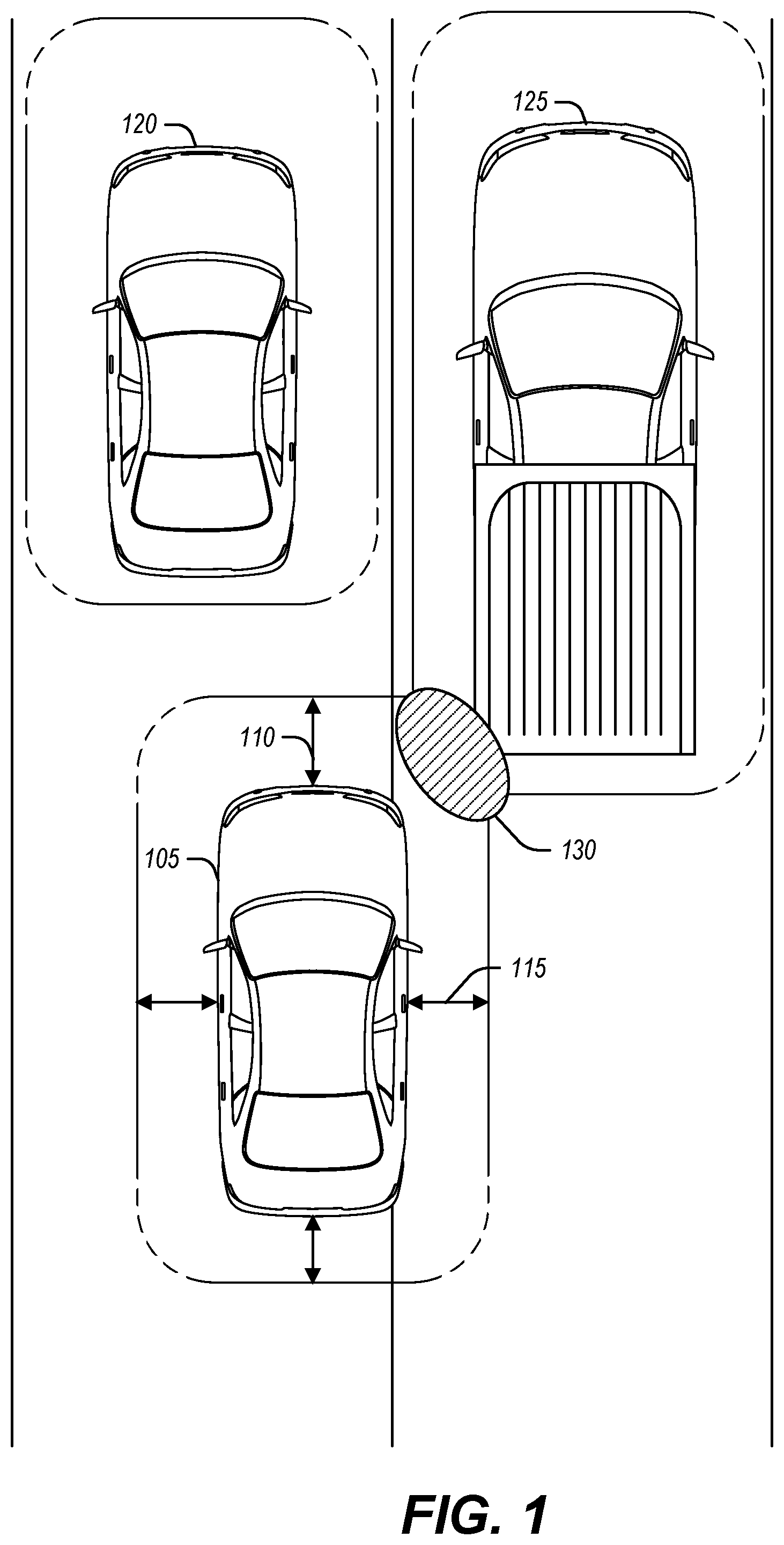 Patent US11772666 Figure 1 – Vehicle operation safety model test system