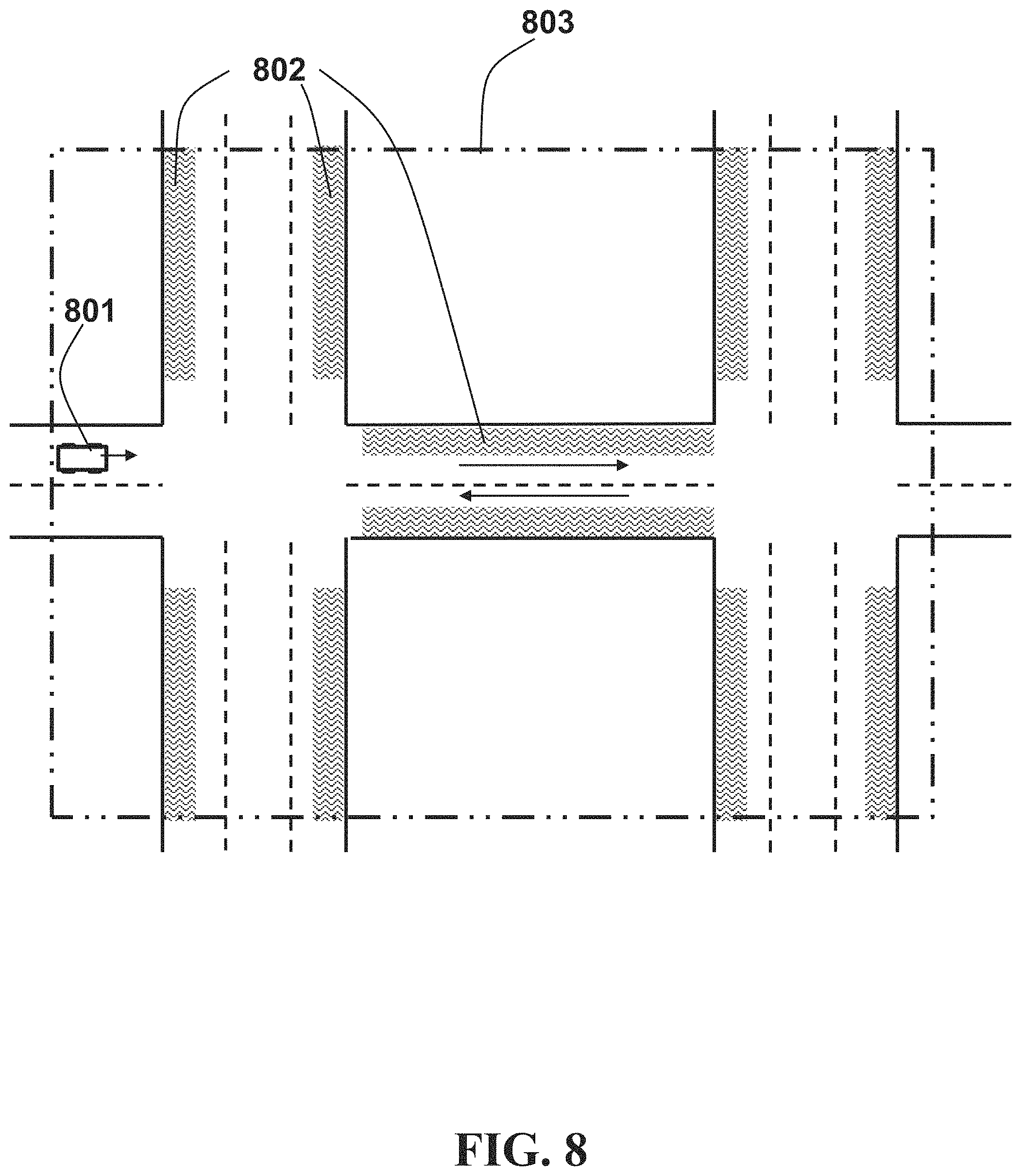 Patent US11772669 Figure 8 – Processing a request signal regarding operation of an autonomous vehicle