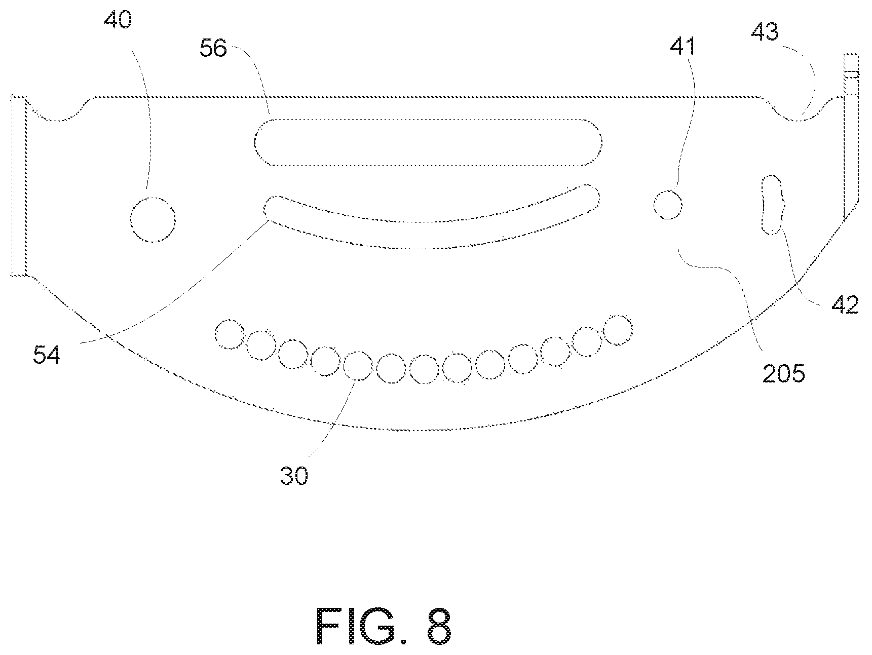 Patent US11772684 Figure 8 – Zipline trolley