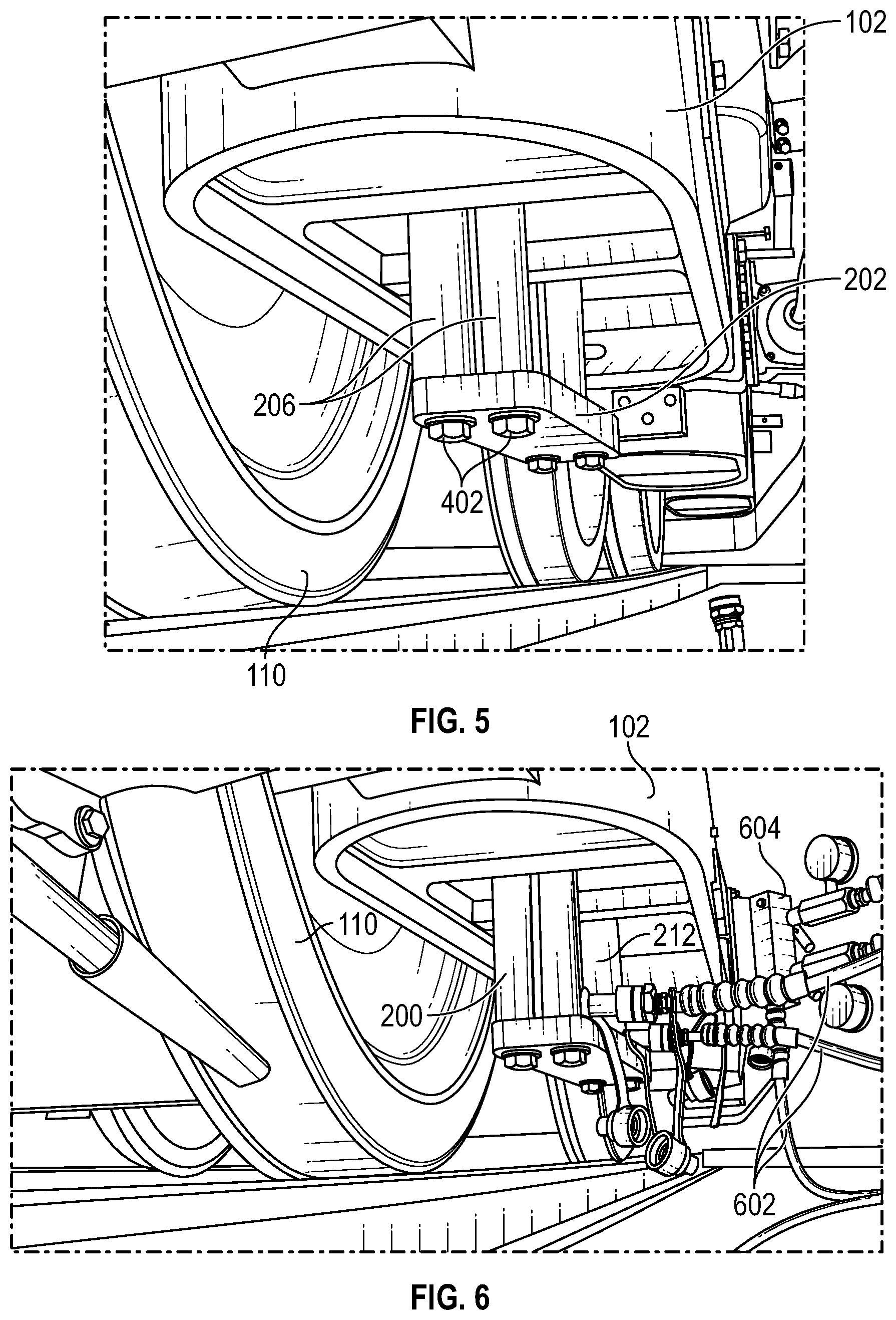 Patent US11772689 Figure 5 – Locked-axle spring compression system and method