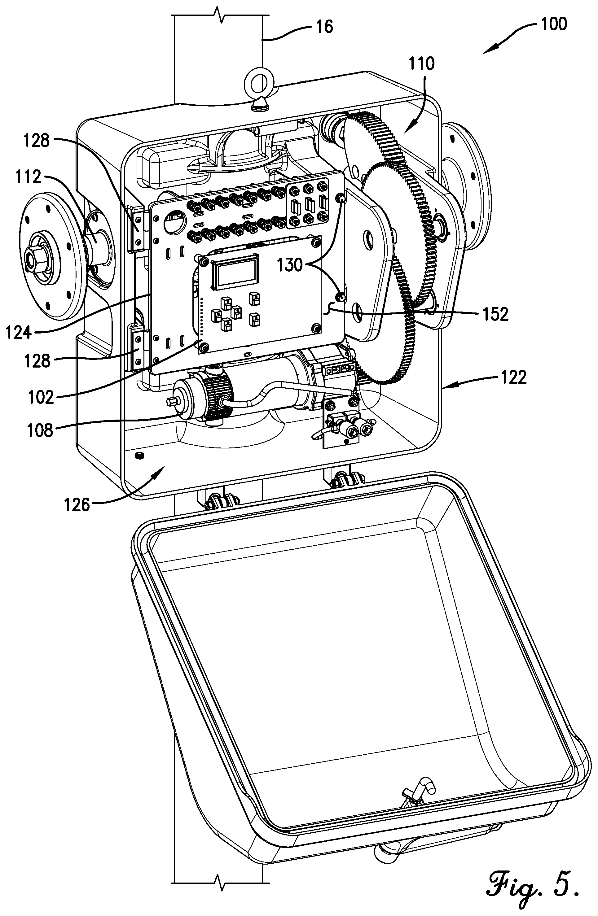 Patent US11772691 Figure 5 – User interface for grade crossing gate controller