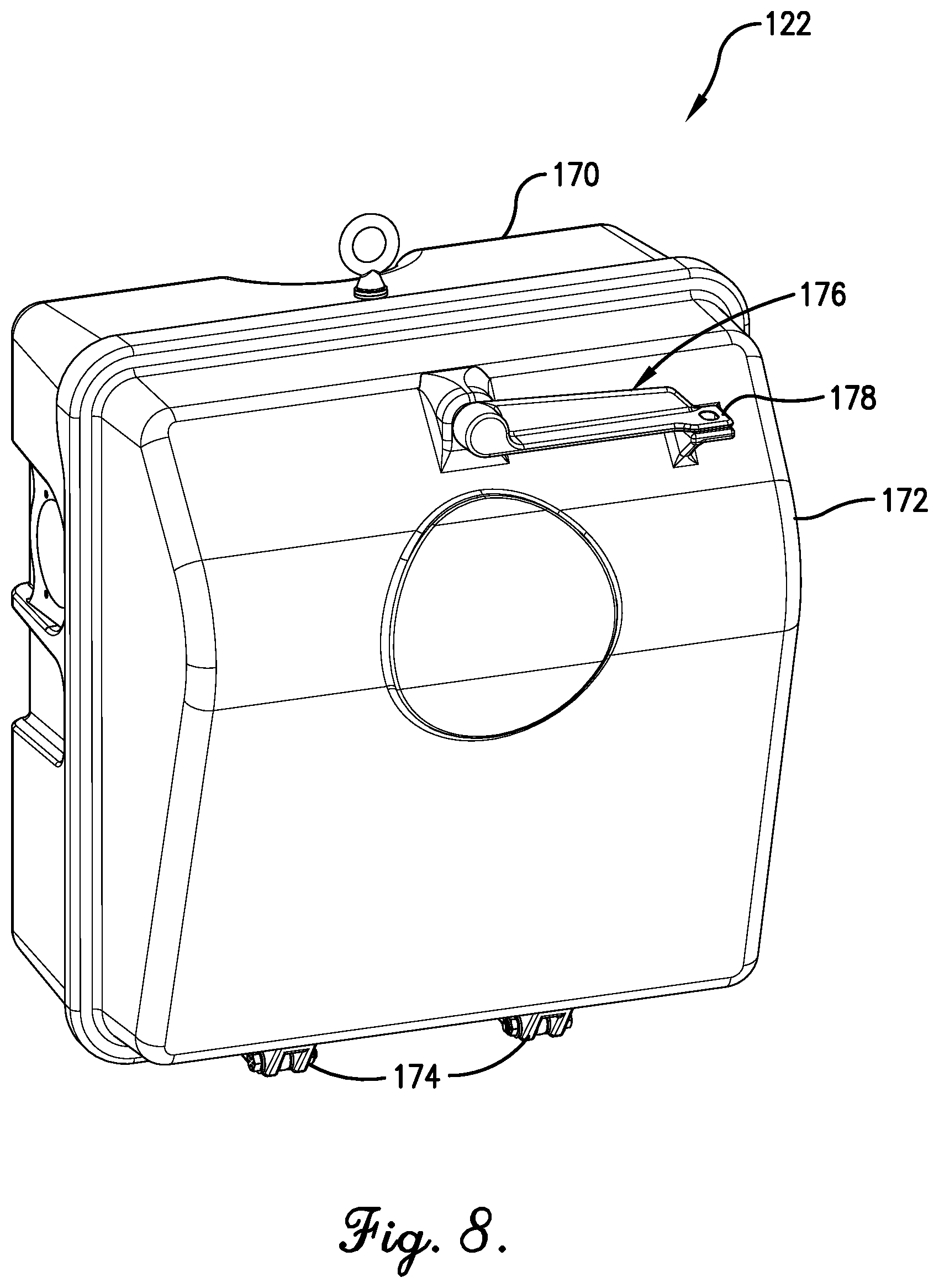 Patent US11772691 Figure 8 – User interface for grade crossing gate controller