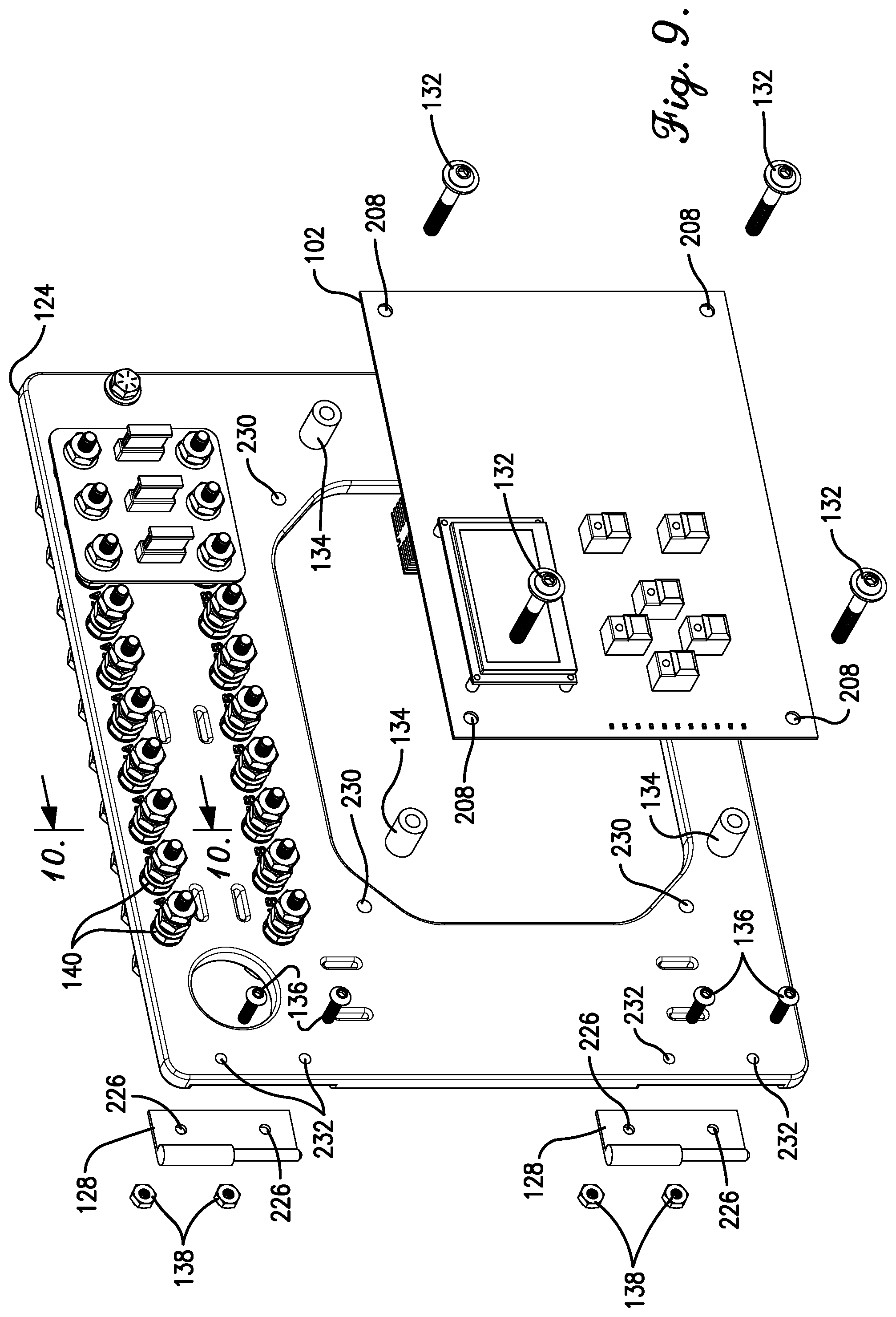 Patent US11772691 Figure 9 – User interface for grade crossing gate controller