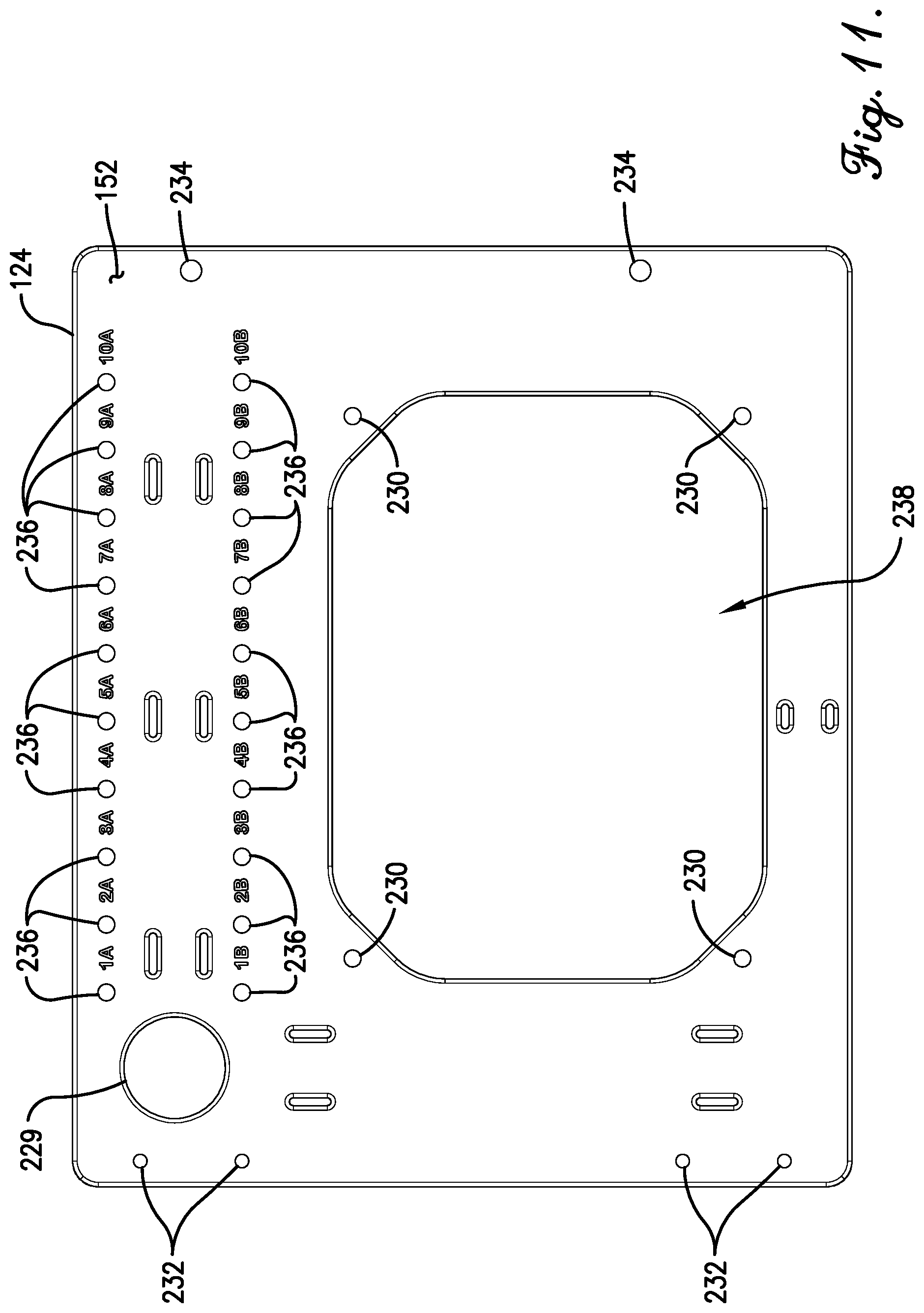 Patent US11772691 Figure 11 – User interface for grade crossing gate controller