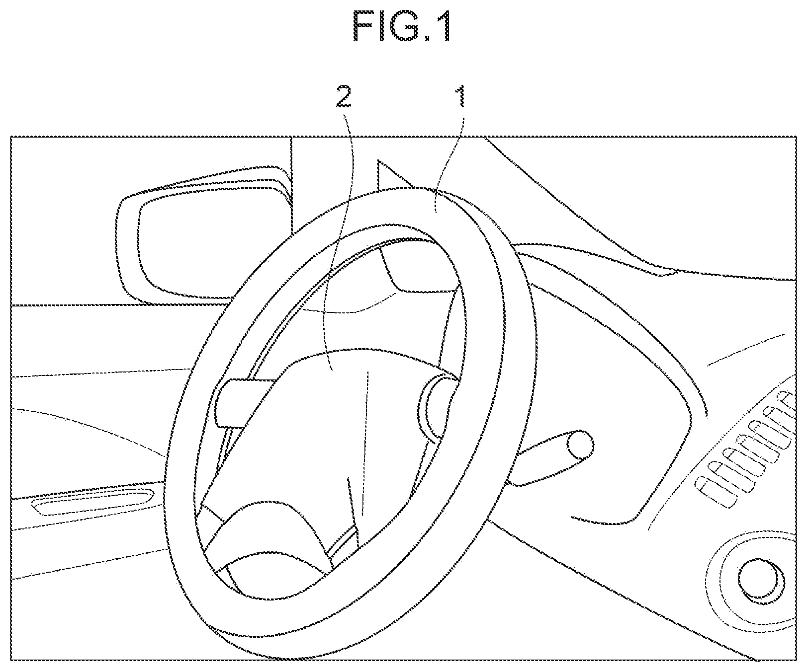 Patent US11772699 Figure 1 – Quick attach steering wheel cover