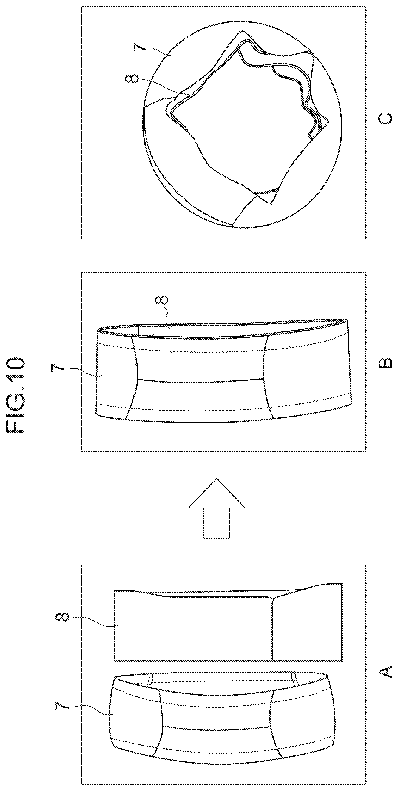 Patent US11772699 Figure 9 – Quick attach steering wheel cover