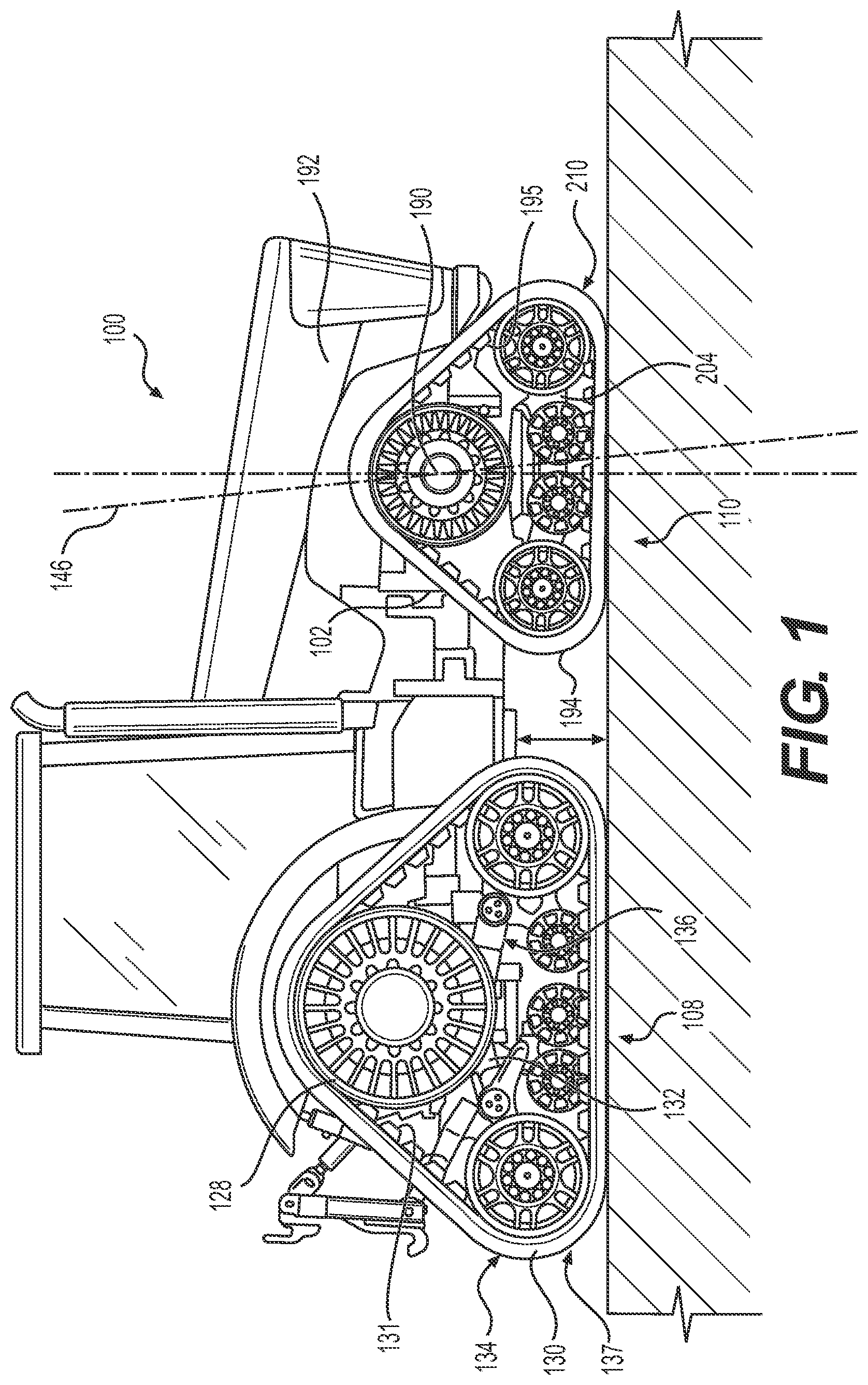 Patent US11772702 Figure 1 – Steering knuckle gearbox assembly