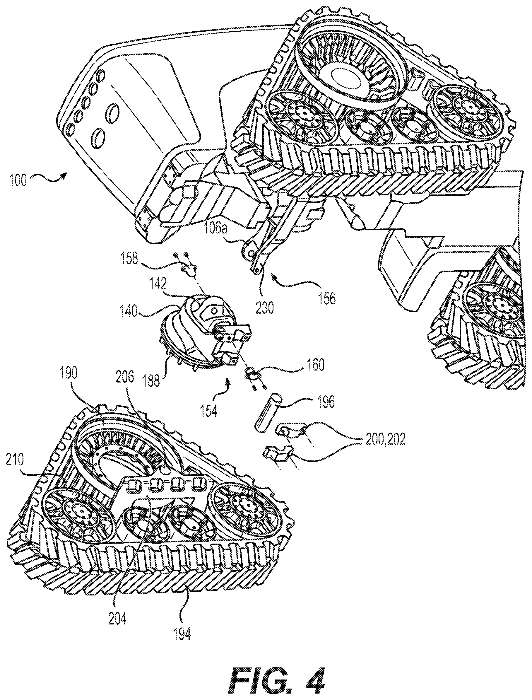 Patent US11772702 Figure 4 – Steering knuckle gearbox assembly
