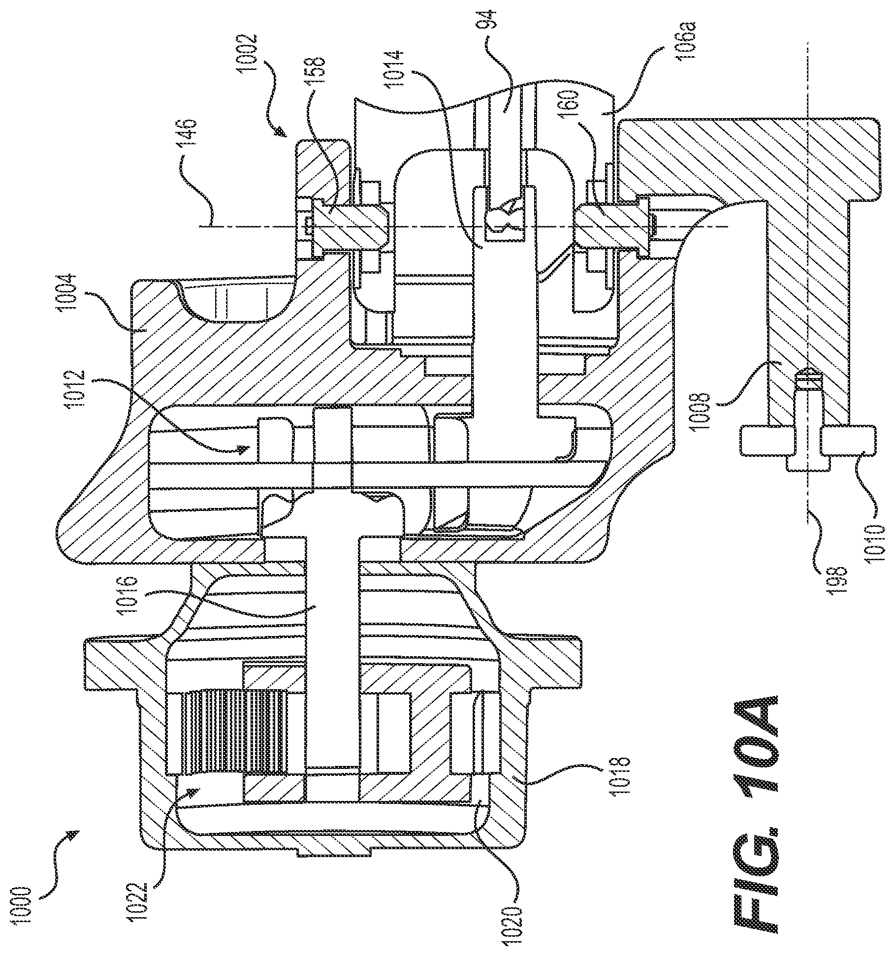 Patent US11772702 Figure 10 – Steering knuckle gearbox assembly