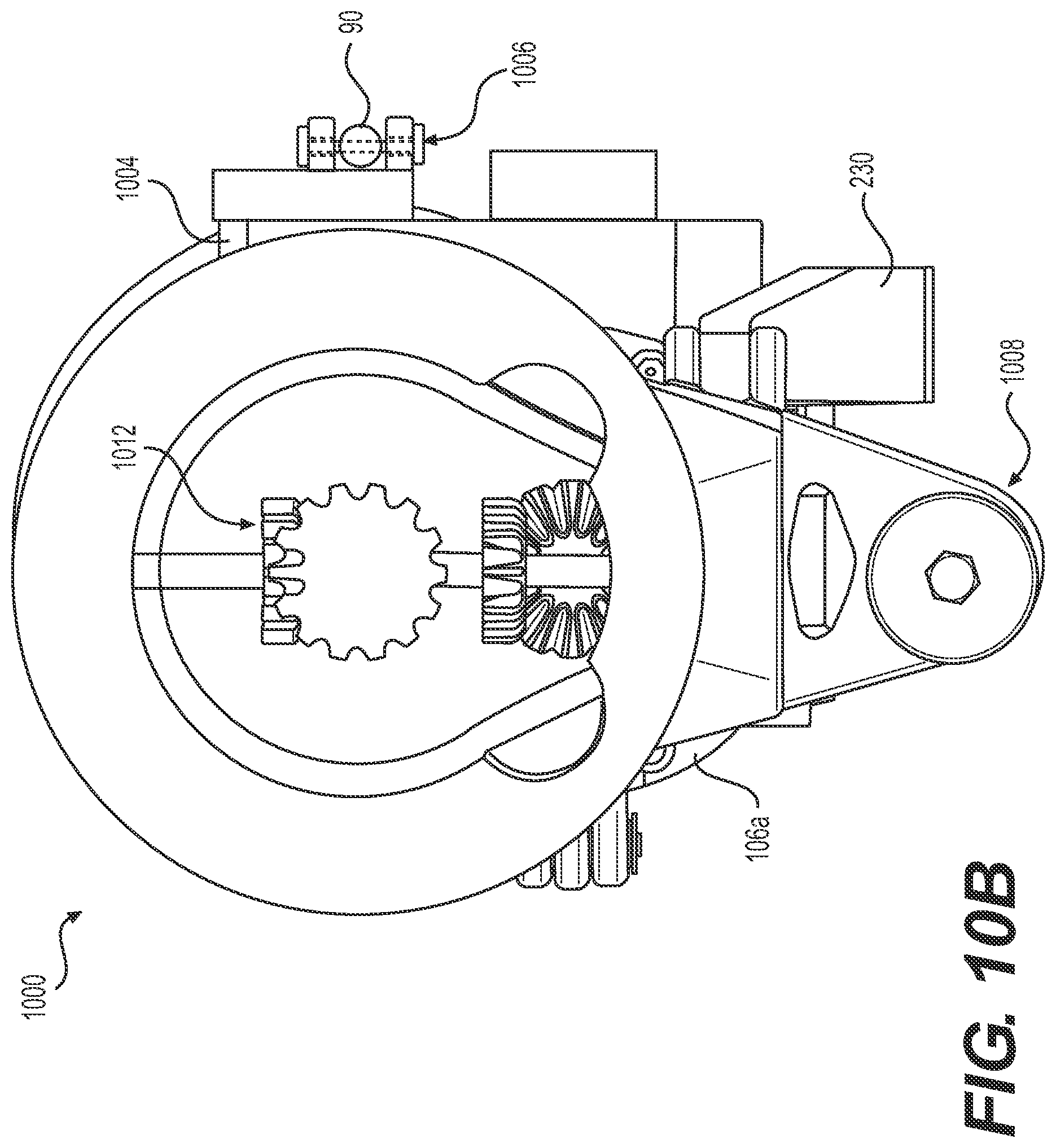 Patent US11772702 Figure 11 – Steering knuckle gearbox assembly