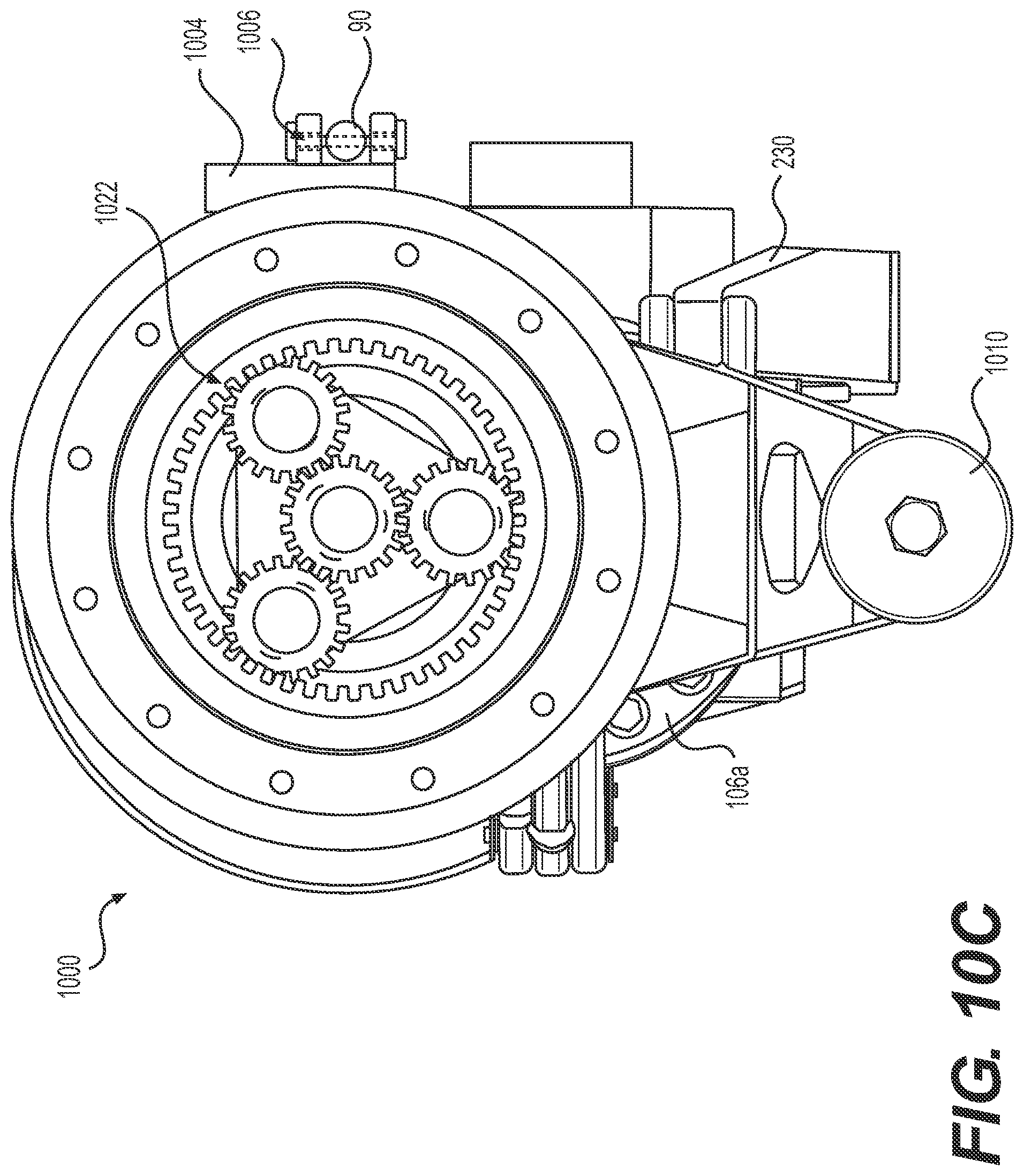 Patent US11772702 Figure 12 – Steering knuckle gearbox assembly