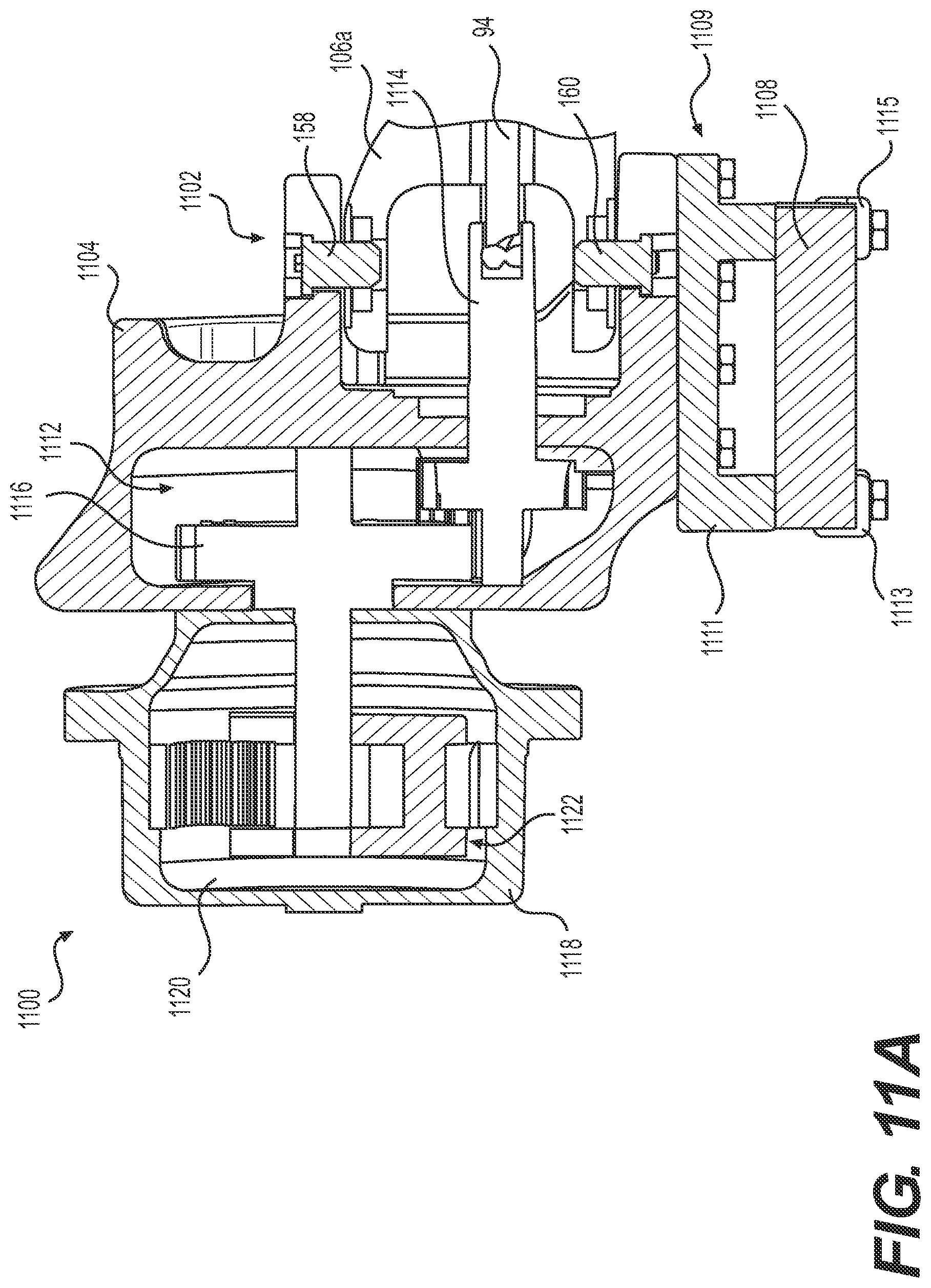 Patent US11772702 Figure 14 – Steering knuckle gearbox assembly
