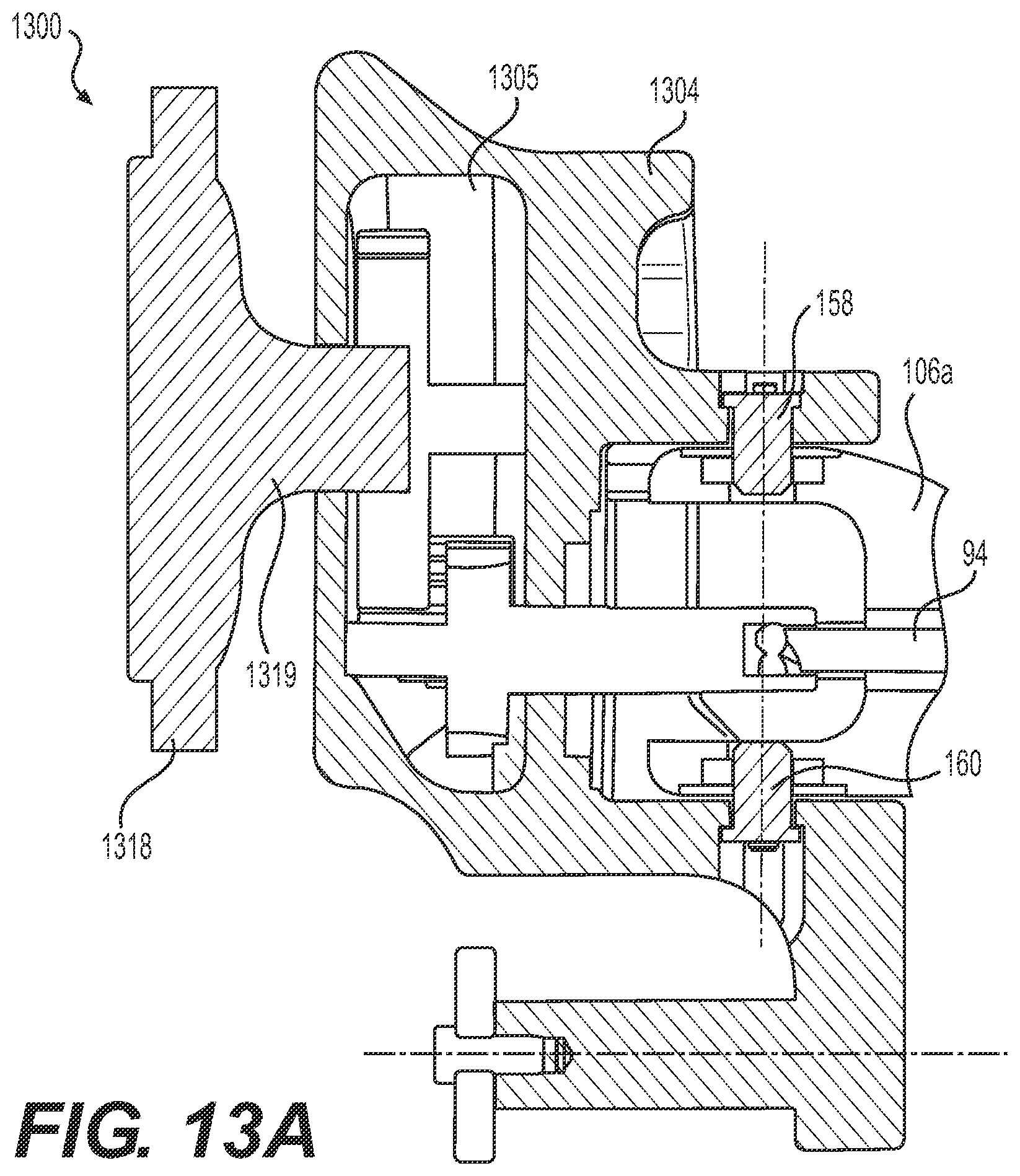 Patent US11772702 Figure 18 – Steering knuckle gearbox assembly
