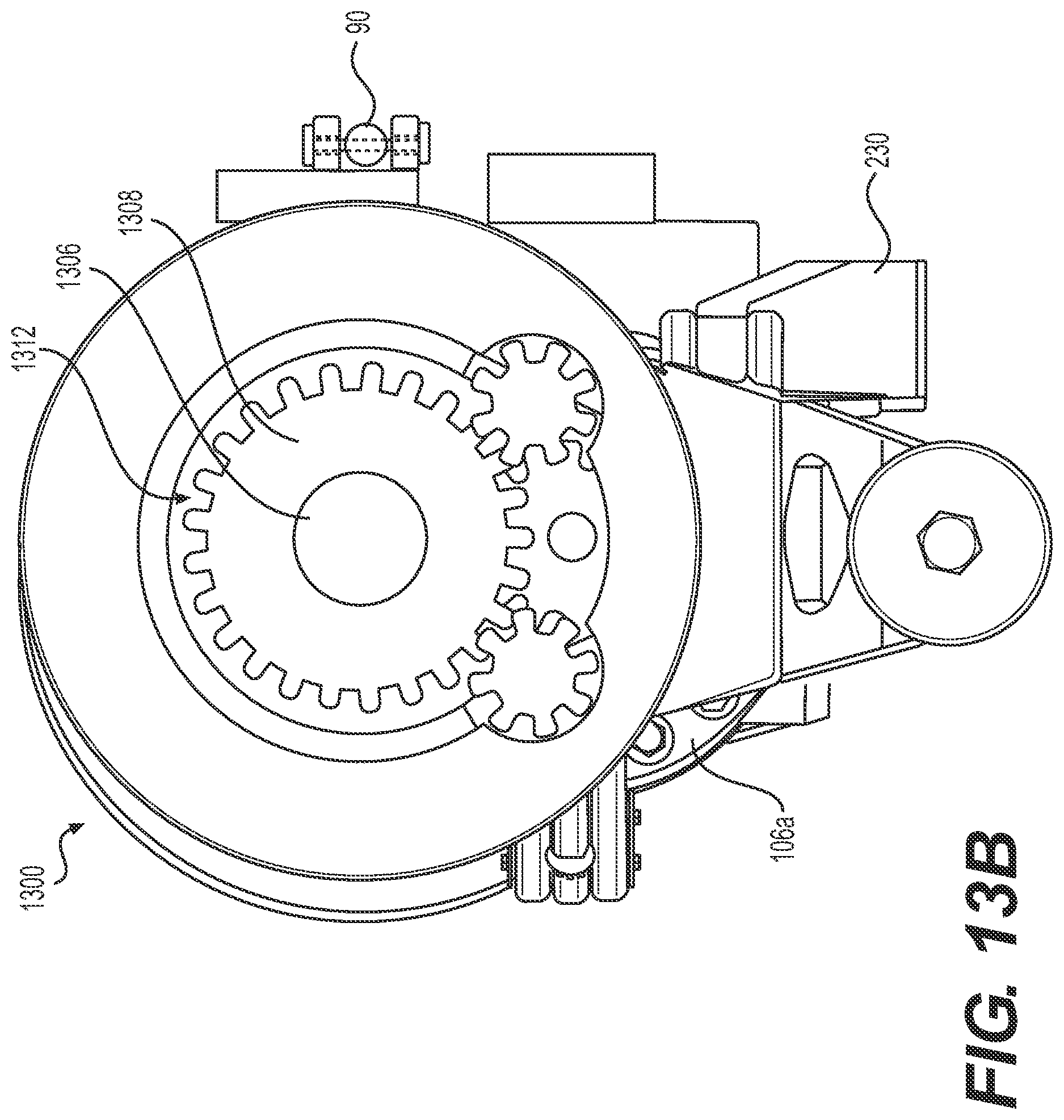 Patent US11772702 Figure 19 – Steering knuckle gearbox assembly