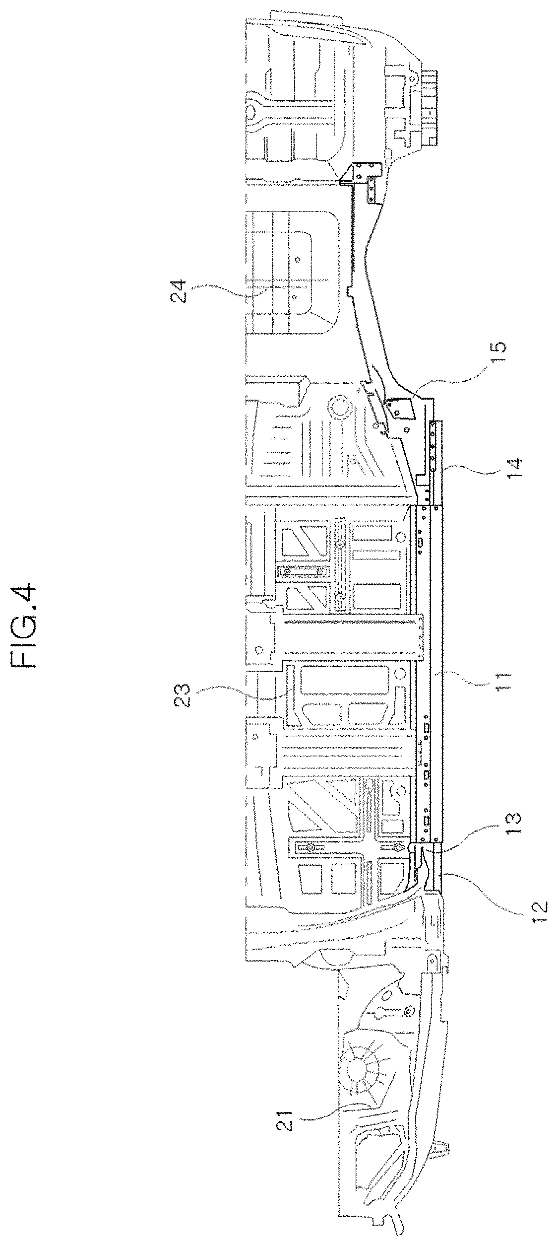 Patent US11772705 Figure 6 – Side sill assembly for eco-friendly vehicle