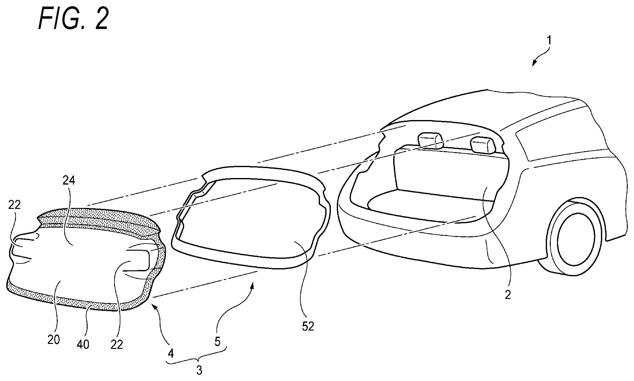Patent US11772707 Figure 2 – Method of manufacturing vehicle rear module, vehicle back door, vehicle rear module, and vehicle module