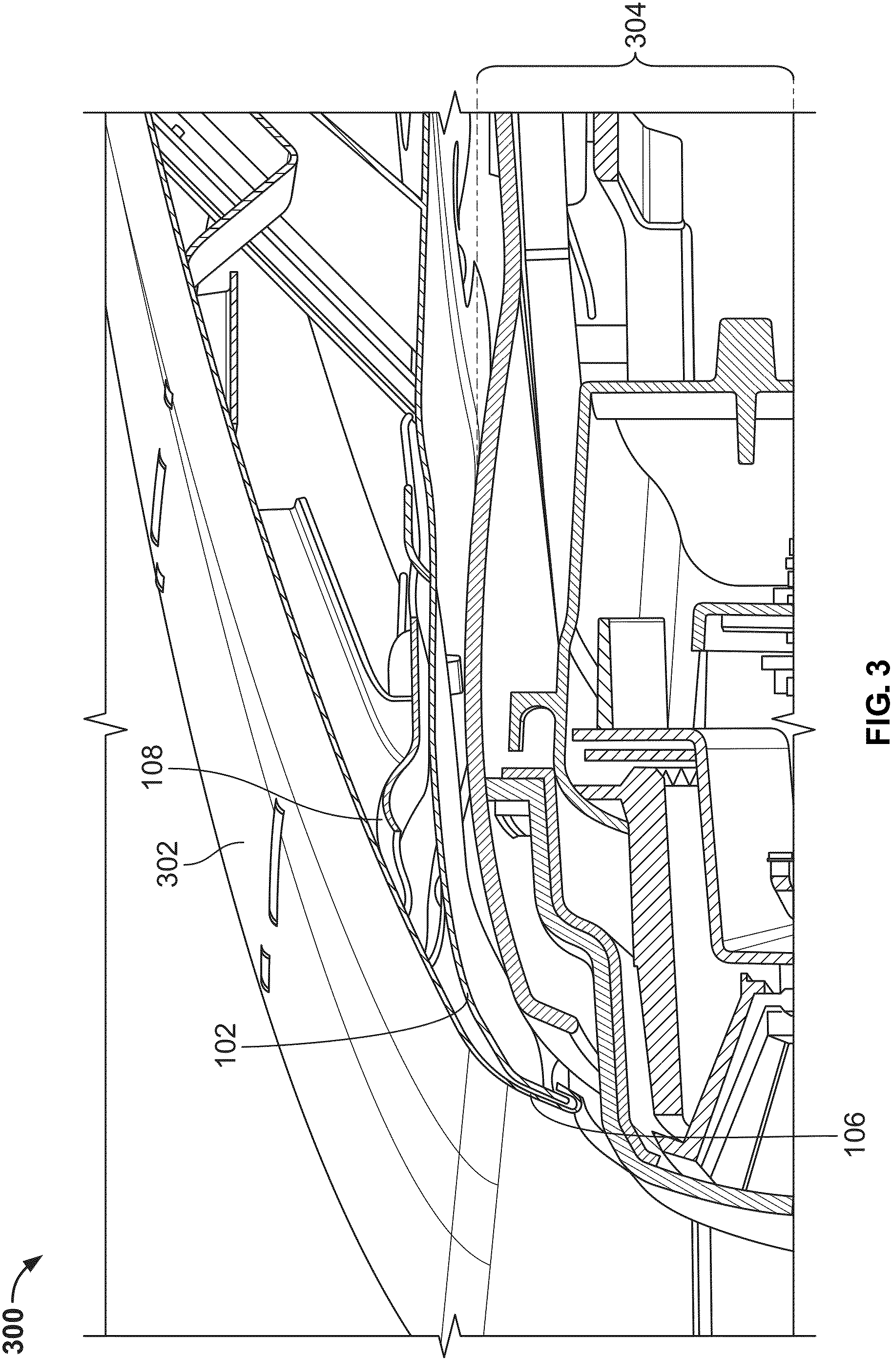 Patent US11772710 Figure 3 – Optimized vehicle hood for impact protection