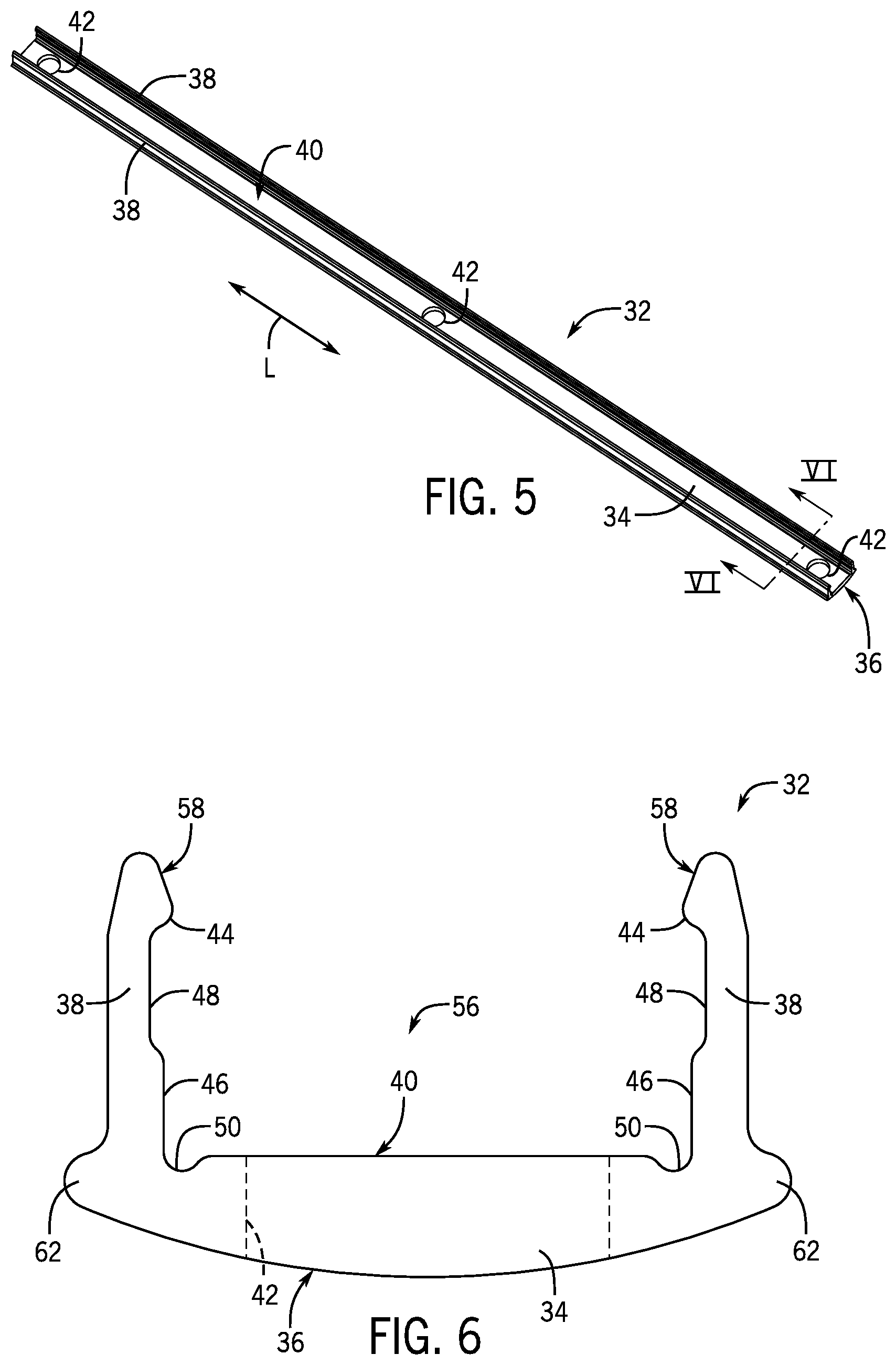 Patent US11772711 Figure 4 – Fender support arm with bolt-retaining strip