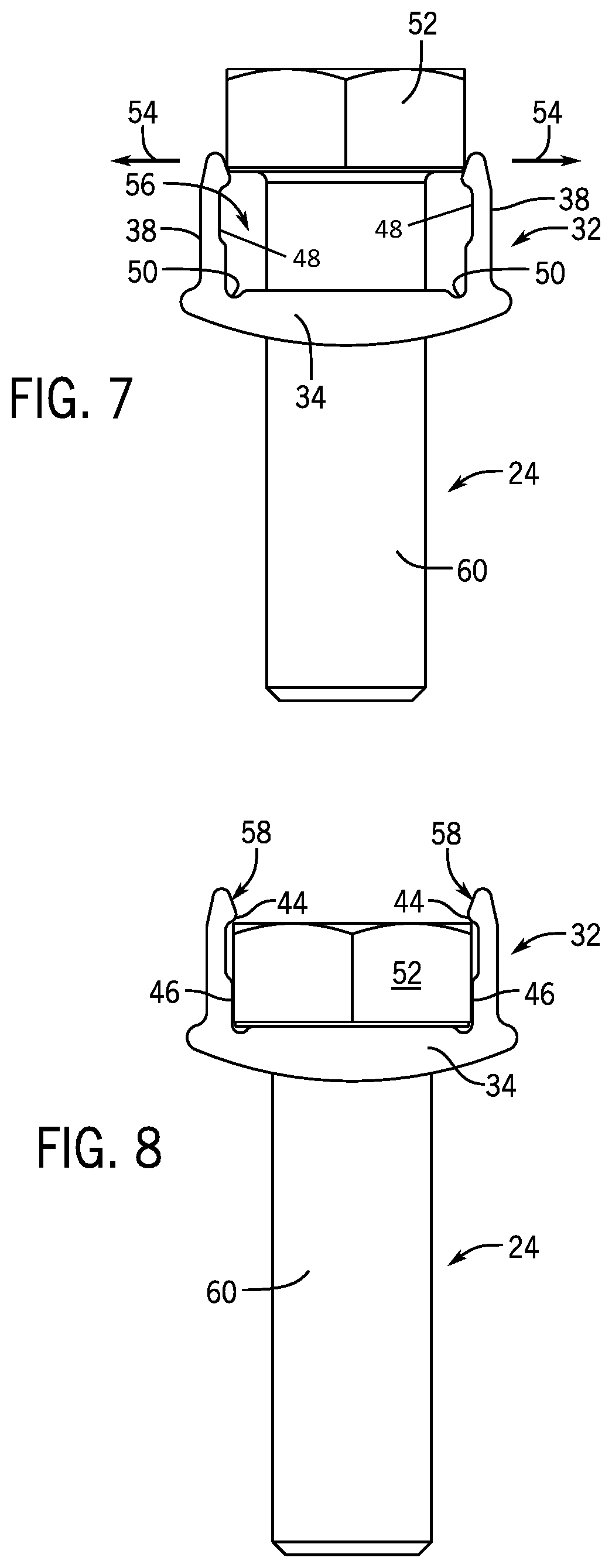 Patent US11772711 Figure 5 – Fender support arm with bolt-retaining strip