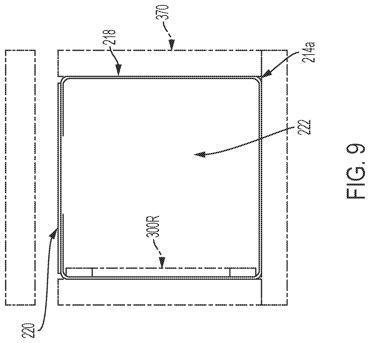 Patent US11772712 Figure 9 – Composite floor with integrated conduit
