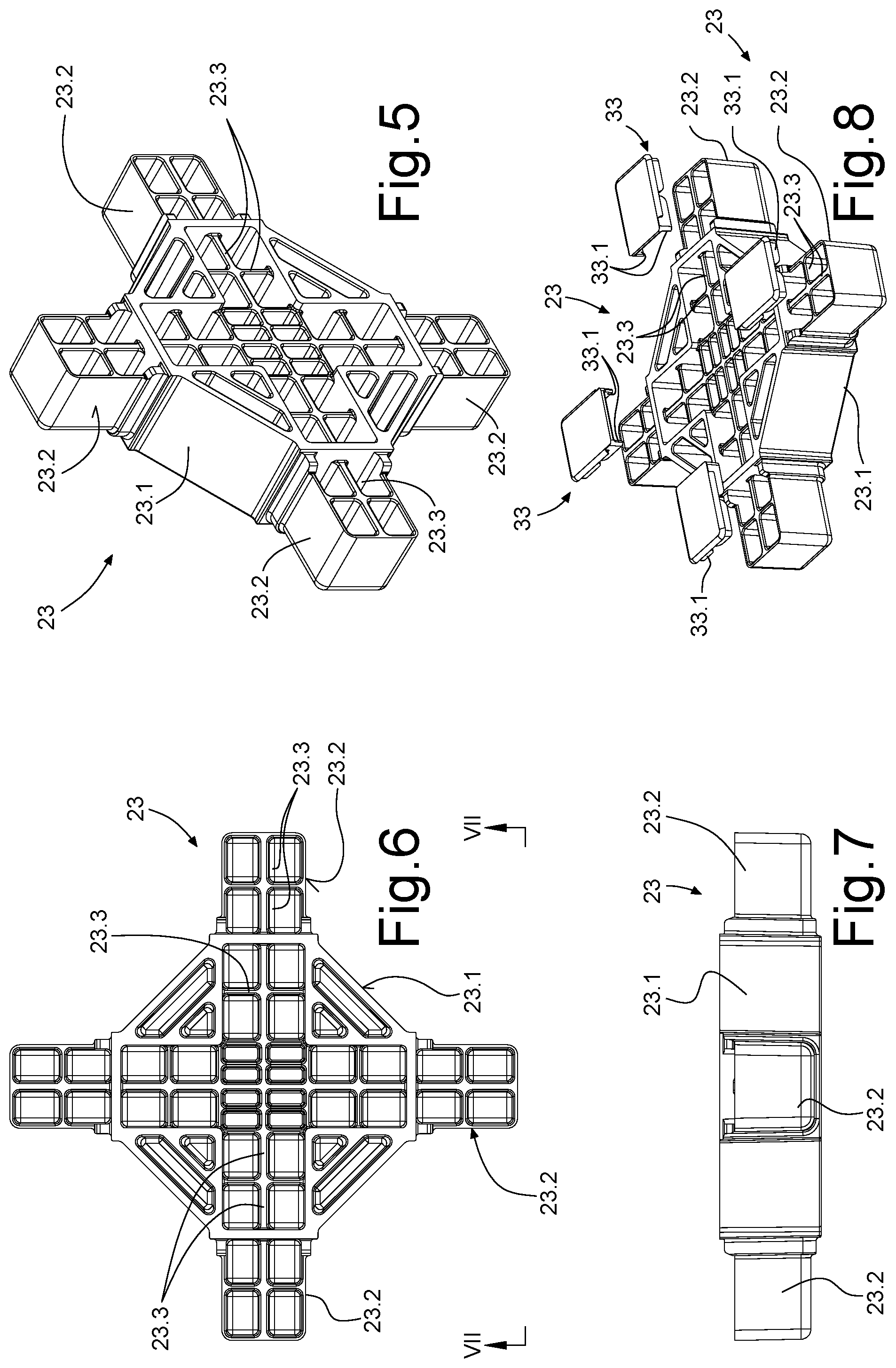 Patent US11772713 Figure 5 – System for producing a containing structure for vehicles with cabs or the like, method and vehicle obtained with said structure
