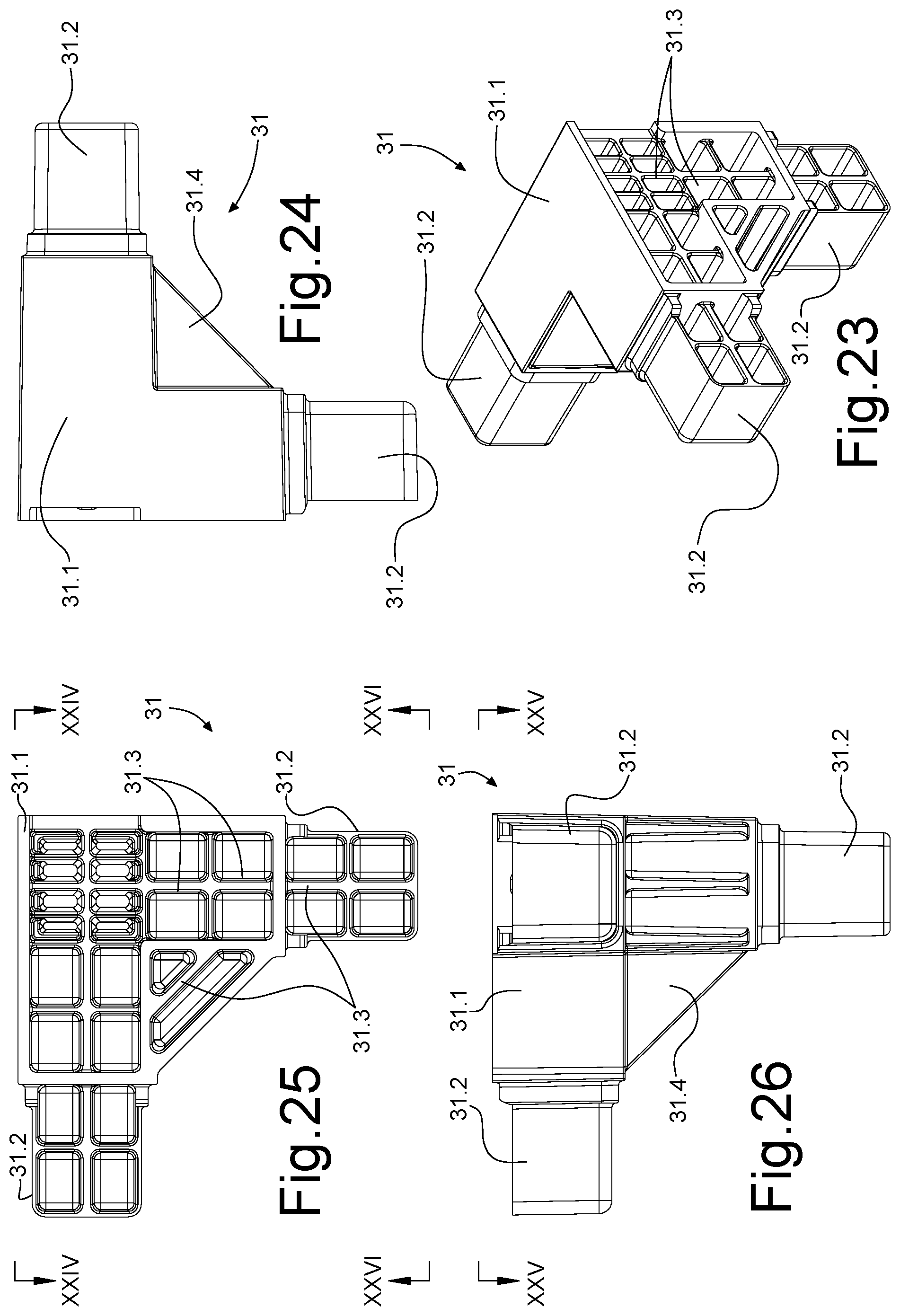 Patent US11772713 Figure 9 – System for producing a containing structure for vehicles with cabs or the like, method and vehicle obtained with said structure
