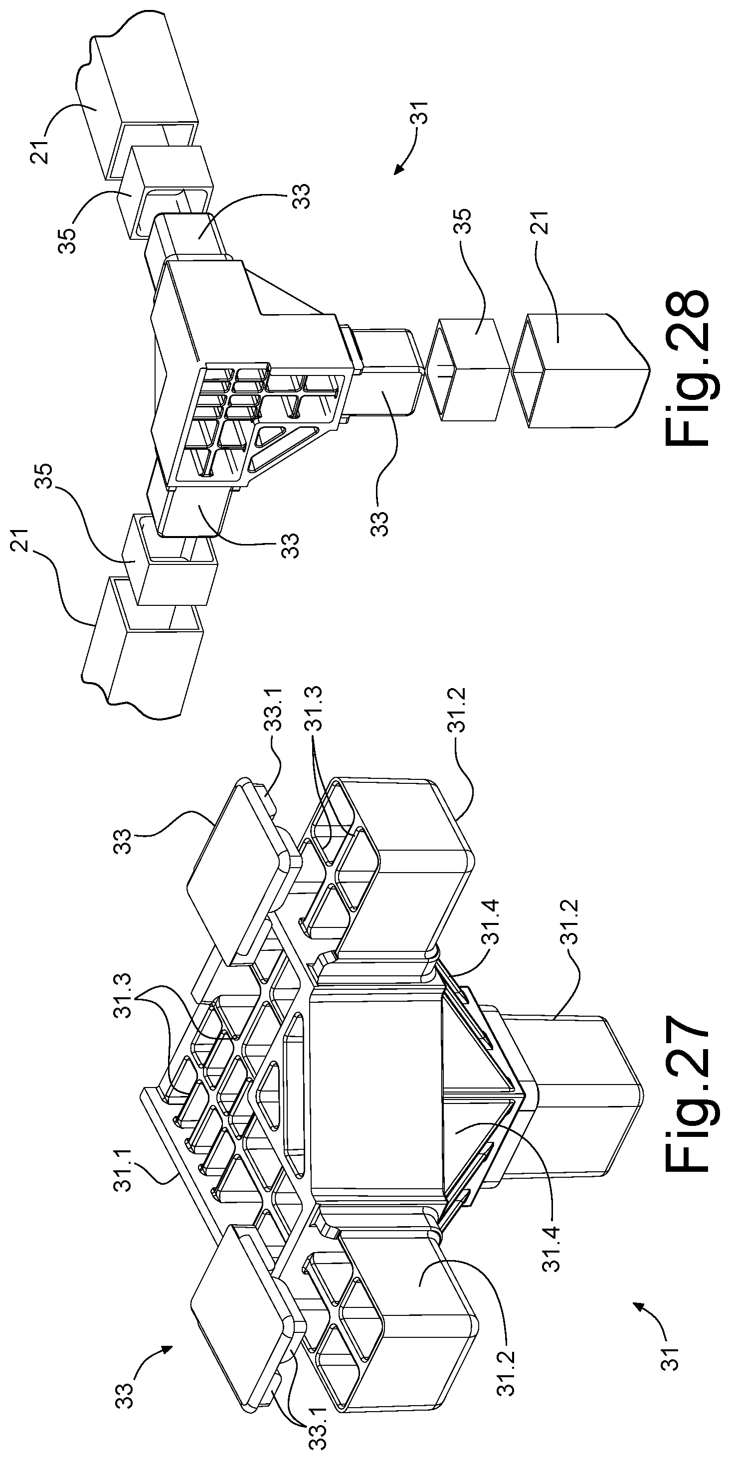Patent US11772713 Figure 10 – System for producing a containing structure for vehicles with cabs or the like, method and vehicle obtained with said structure