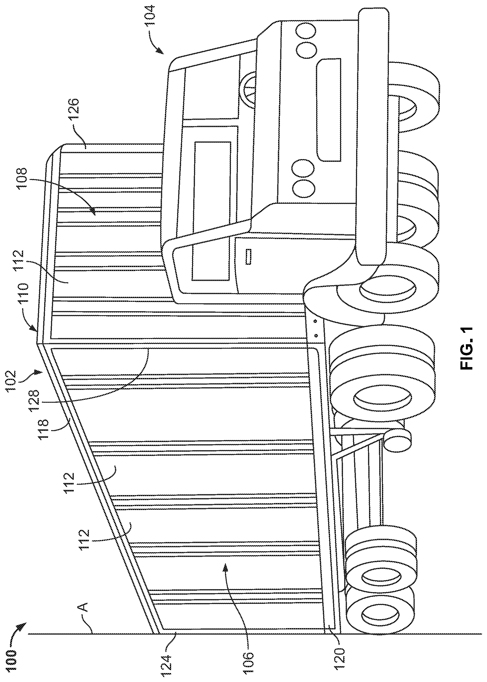 Patent US11772715 Figure 1 – Composite panel with connecting strip and method