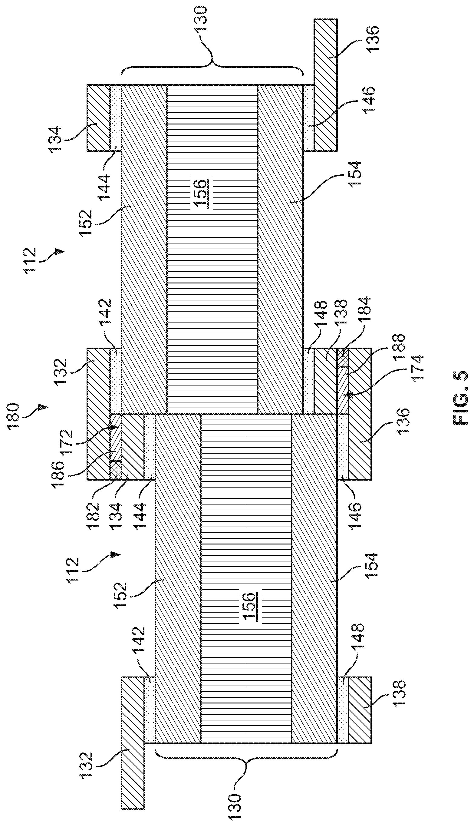 Patent US11772715 Figure 5 – Composite panel with connecting strip and method