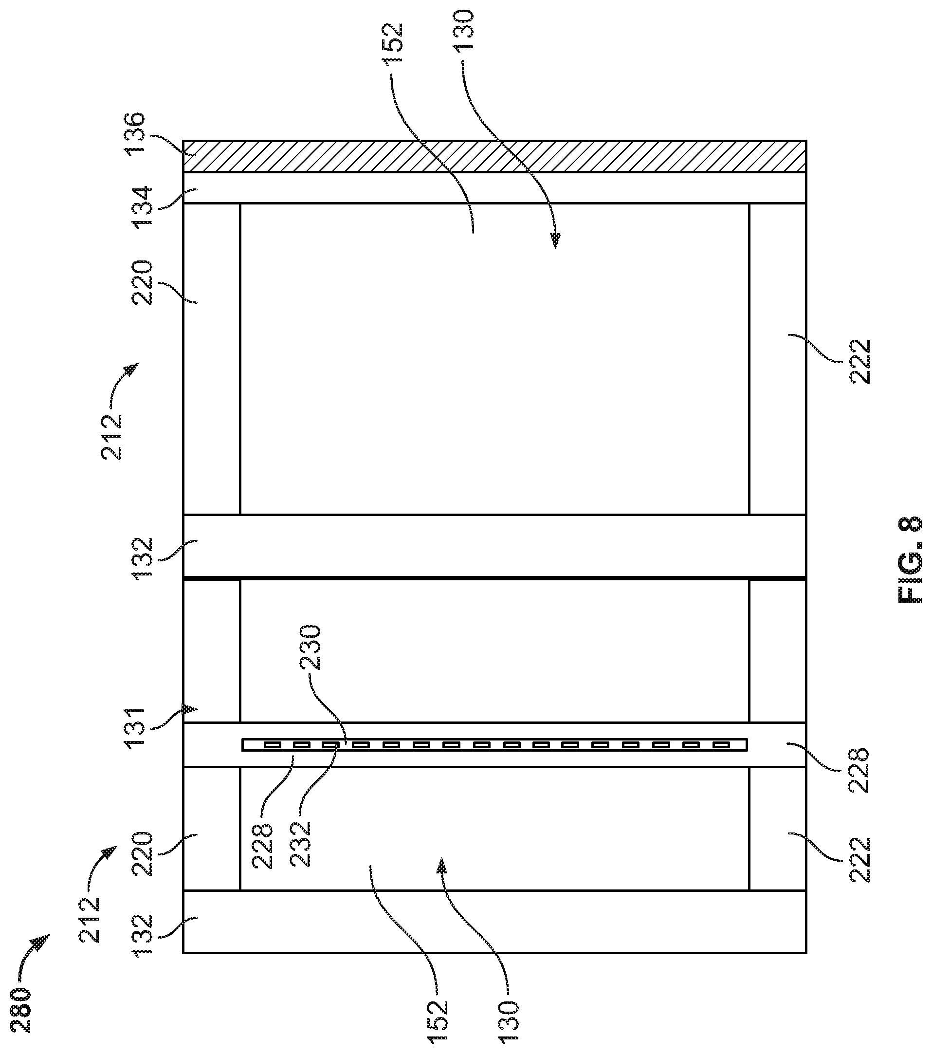 Patent US11772715 Figure 8 – Composite panel with connecting strip and method