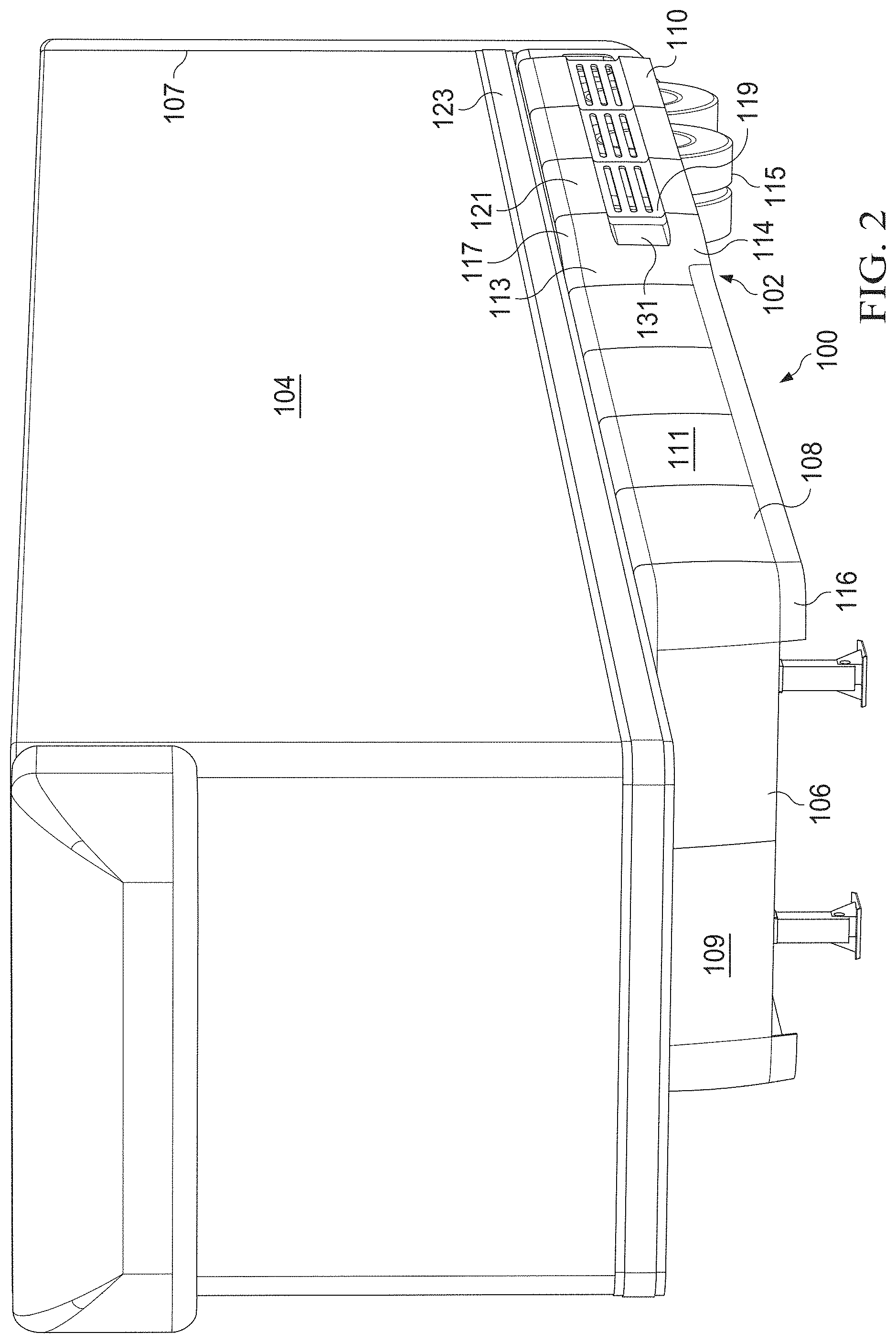 Patent US11772718 Figure 2 – Aerodynamic trucking systems